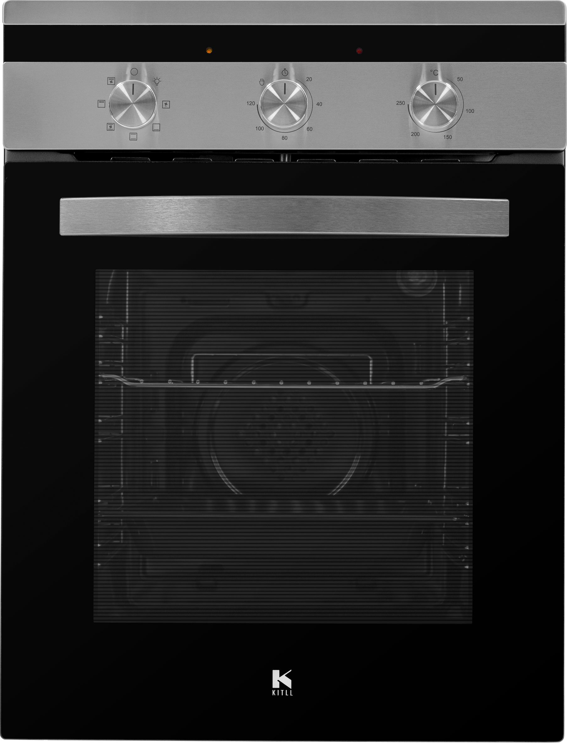 Электрический духовой шкаф Kitll KOB 4502 INOX 45x59.5x58 см цвет нержавеющая сталь - 1