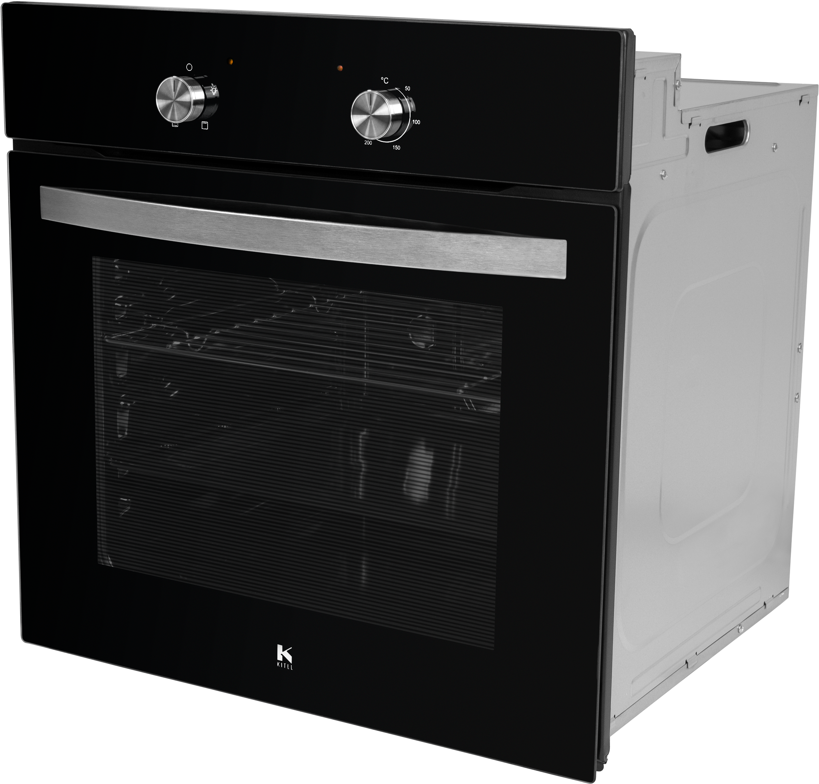Электрический духовой шкаф Kitll KOB 6001 BLACK 59.5x59.5x53 см цвет чёрный - 2