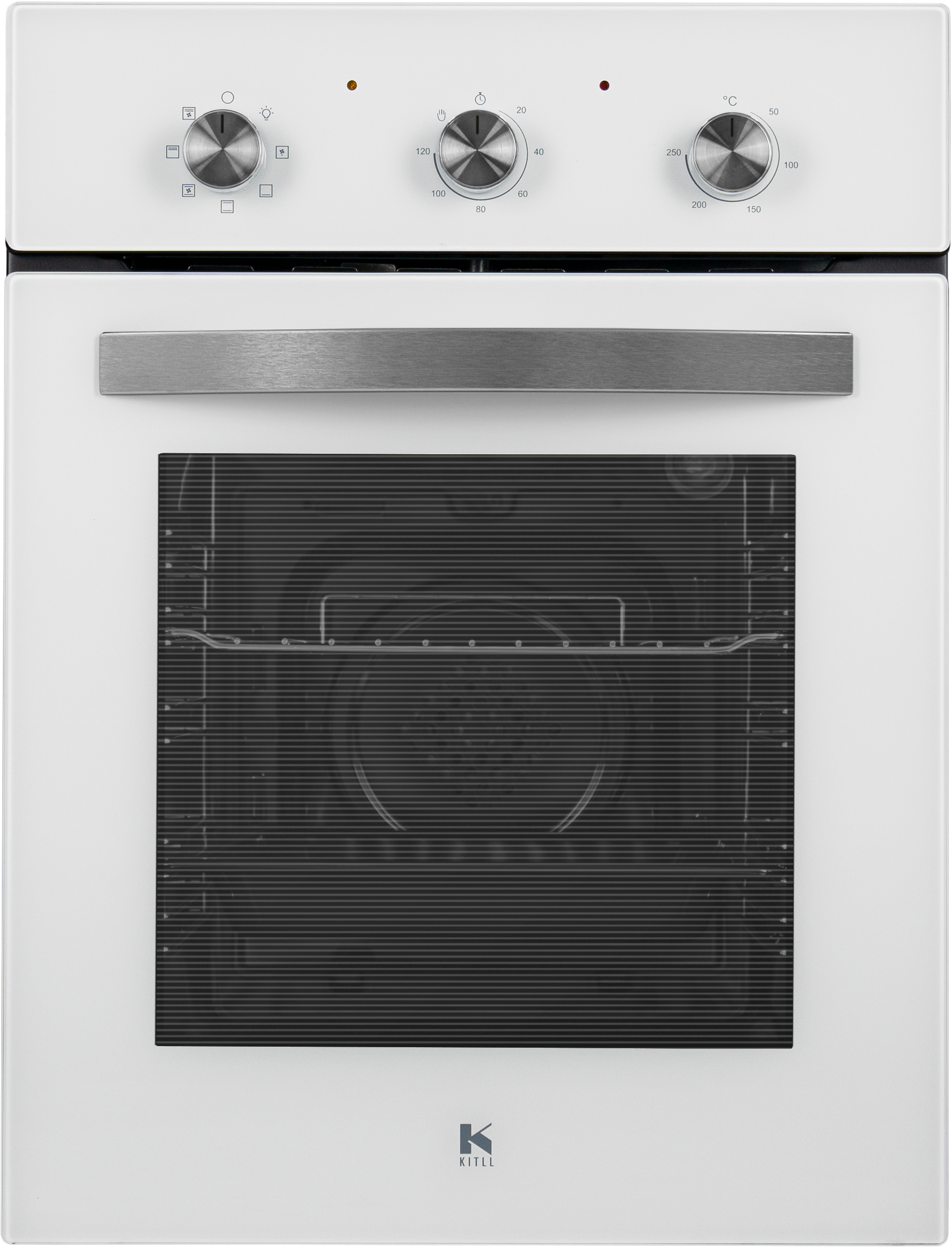 Электрический духовой шкаф Kitll KOB 4502 White 45x59.5x58 см цвет белый - 1