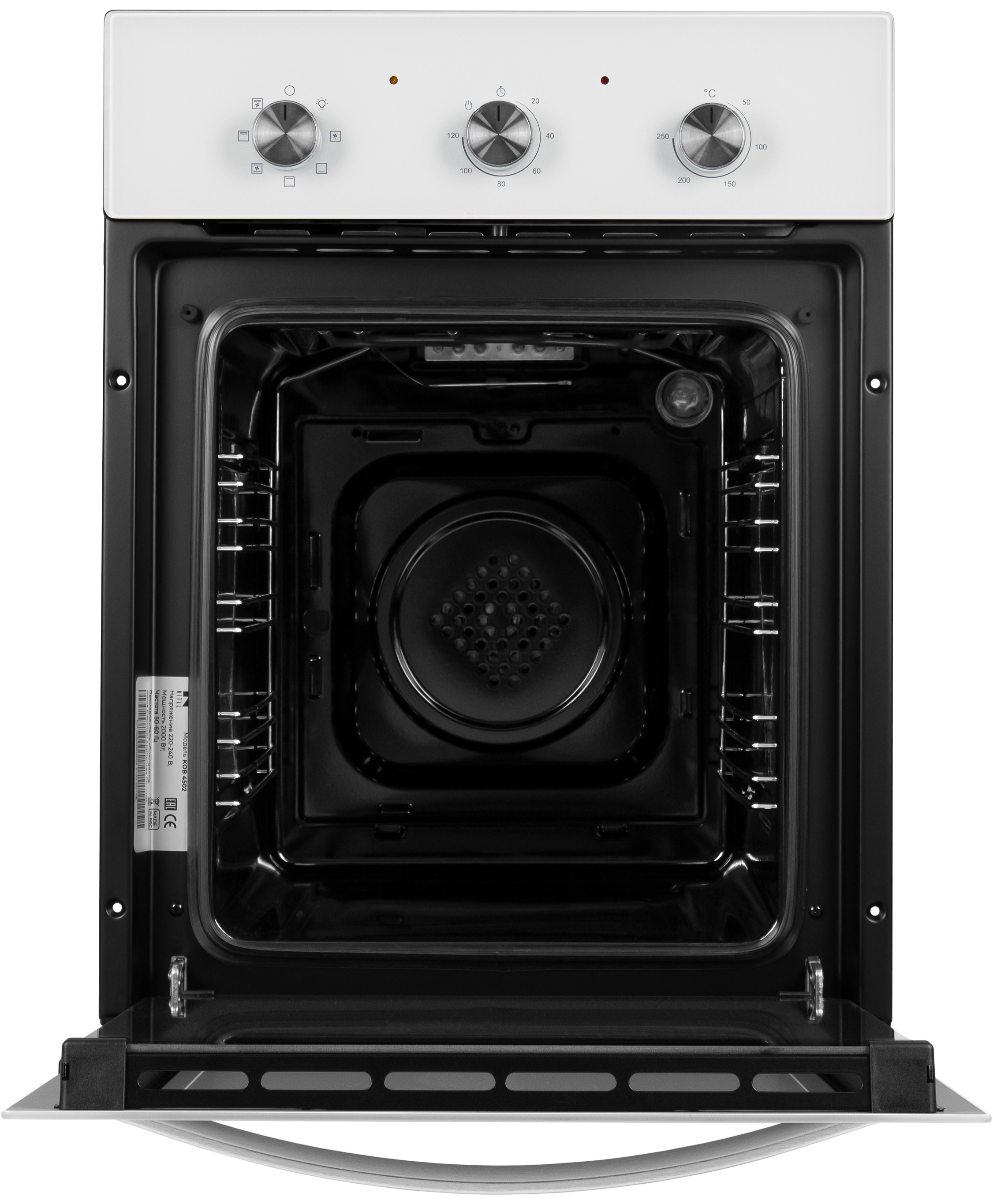 Электрический духовой шкаф Kitll KOB 4502 White 45x59.5x58 см цвет белый - 3