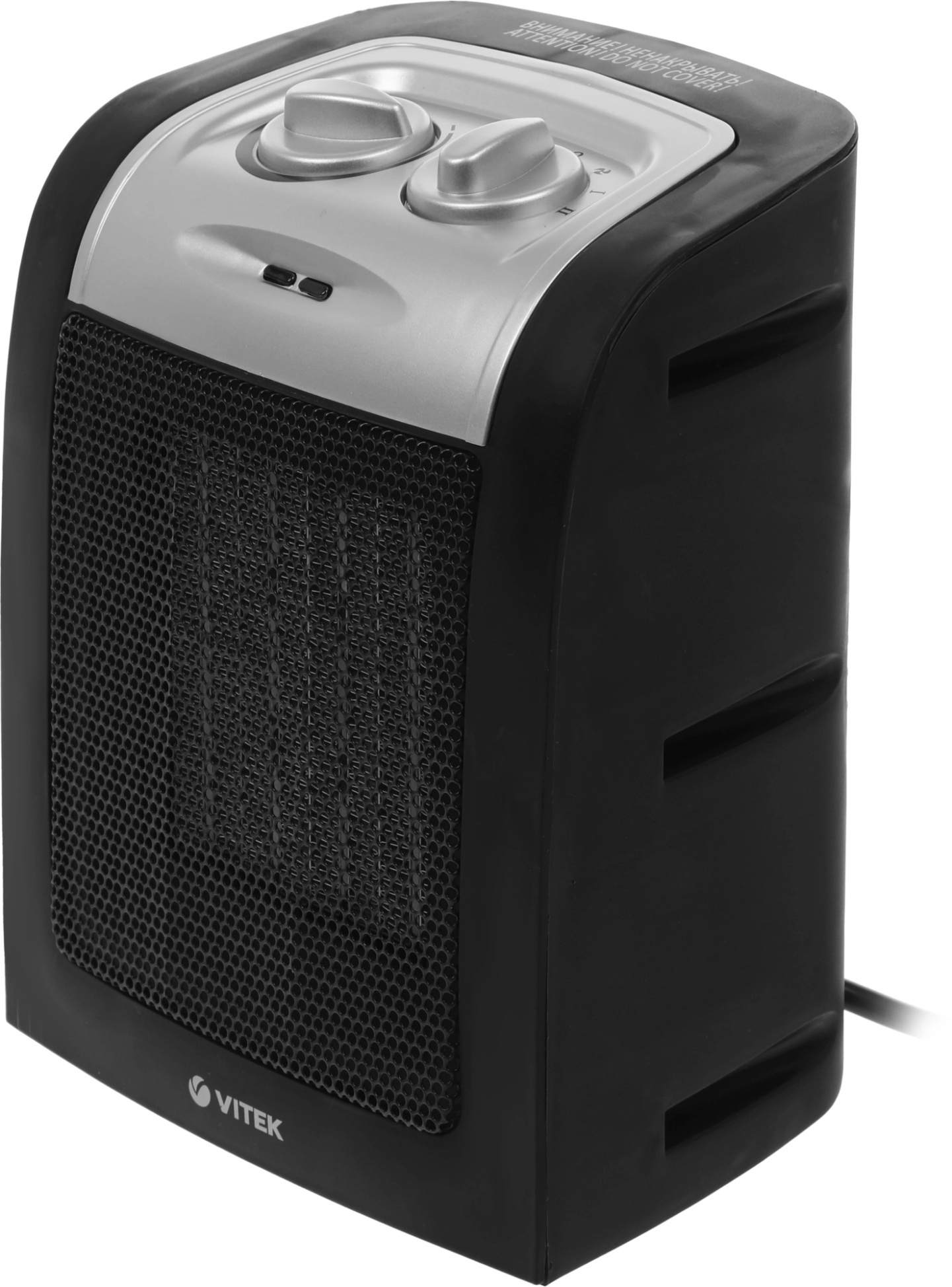 Изображение товара Тепловентилятор Vitek VT-2067 1800 Вт черный/серебристый