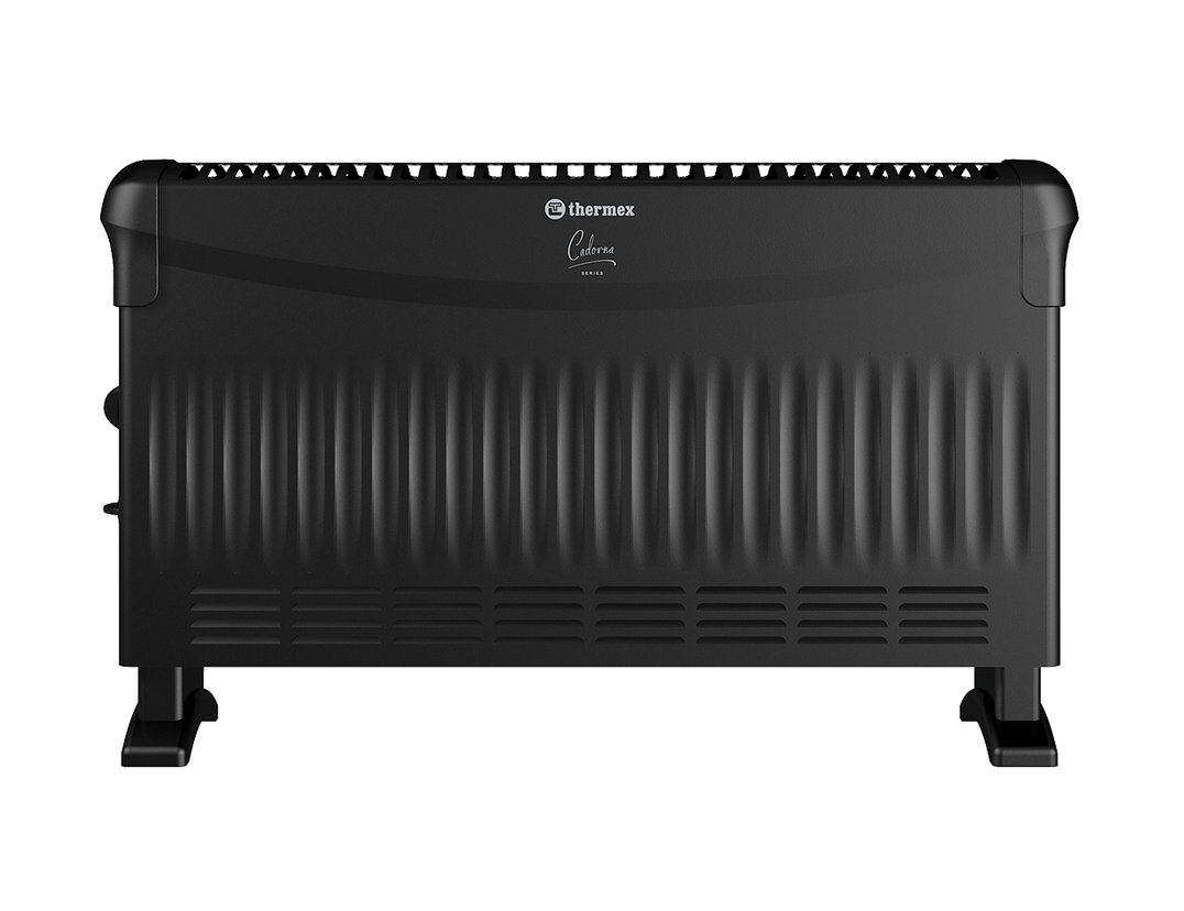 Изображение товара Конвектор электрический Thermex Cadorna 2000 Black с механическим термостатом 2000 Вт черный