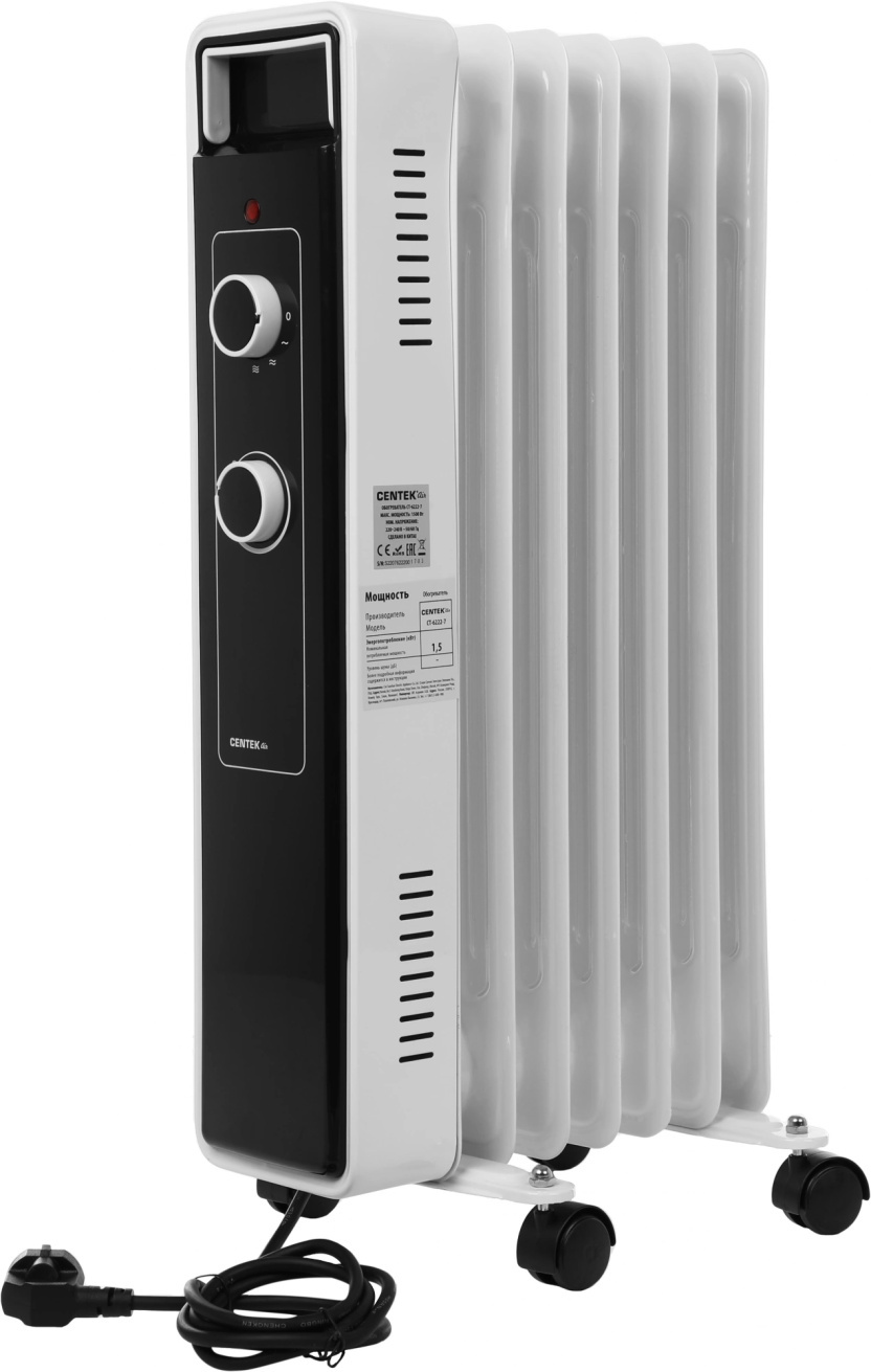 Изображение товара Обогреватель масляный Centek CT-6222-7 1500 Вт с термостатом