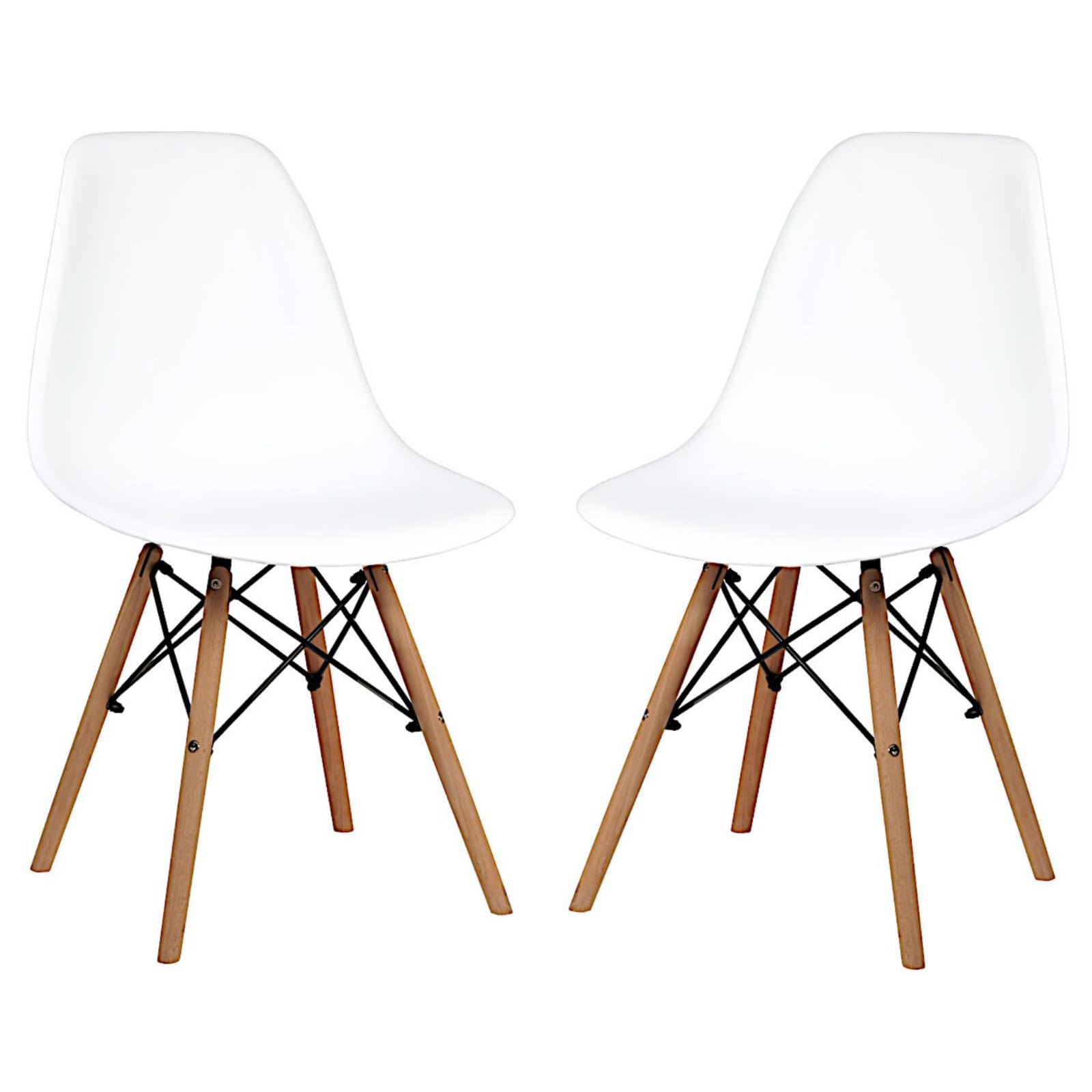 Изображение товара Стулья для кухни Стулбержи со спинкой Eames 2 шт белый Изображение товара Стулья для кухни Стулбержи со спинкой Eames 2 шт белый