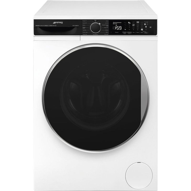 Изображение товара Стиральная машина Smeg Wm3t04ru4 59.7x84.5x58.2 см 10 кг цвет белый