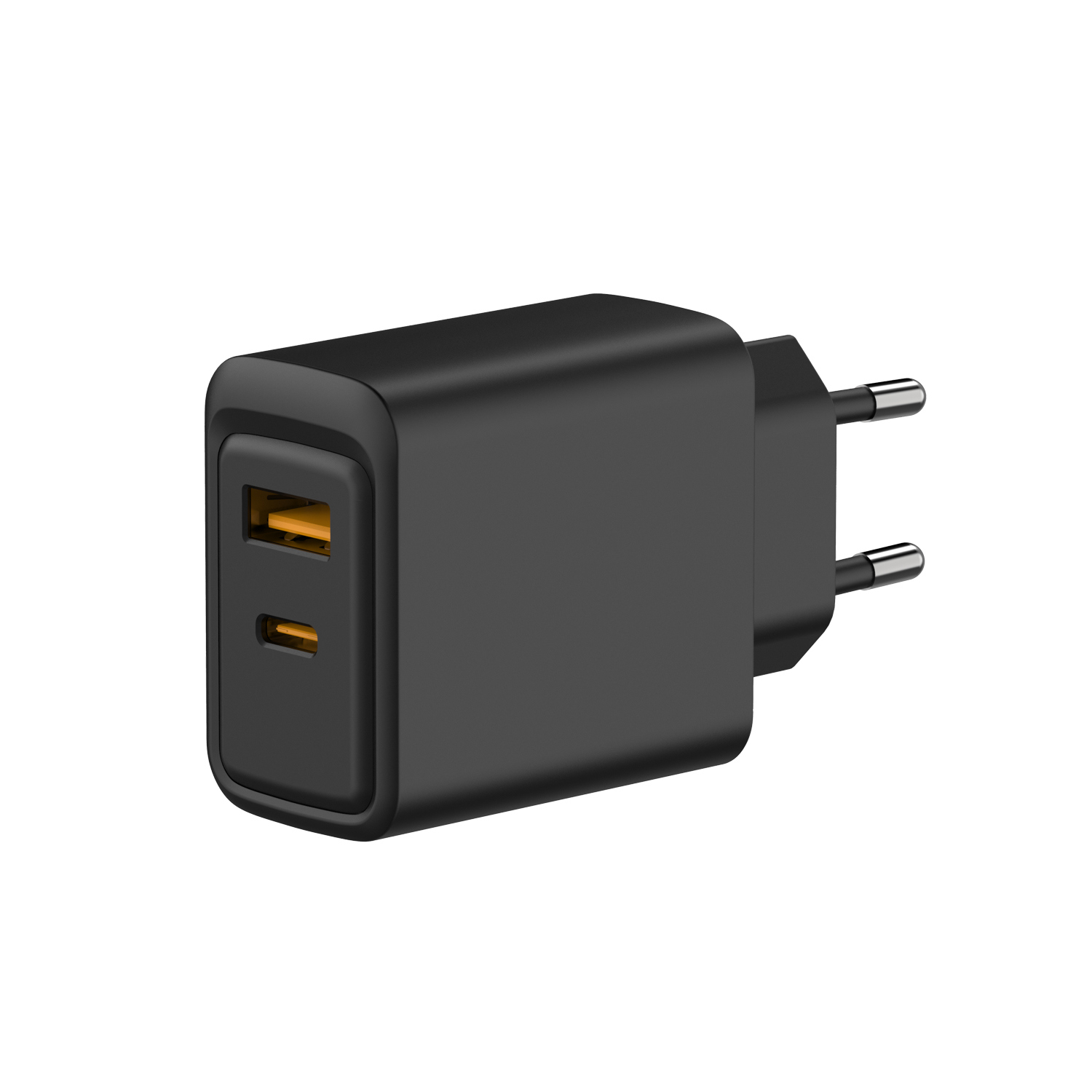 Изображение товара Сетевое зарядное устройство Rexant USB-A/USB-C 30 Вт цвет черный