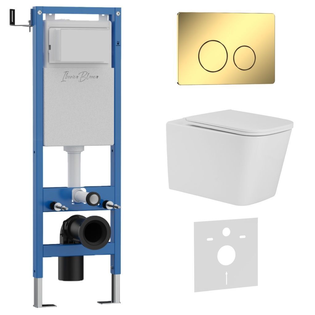 Изображение товара Комплект инсталляция с унитазом Iberica blanca IB.001M.TLA.234.816