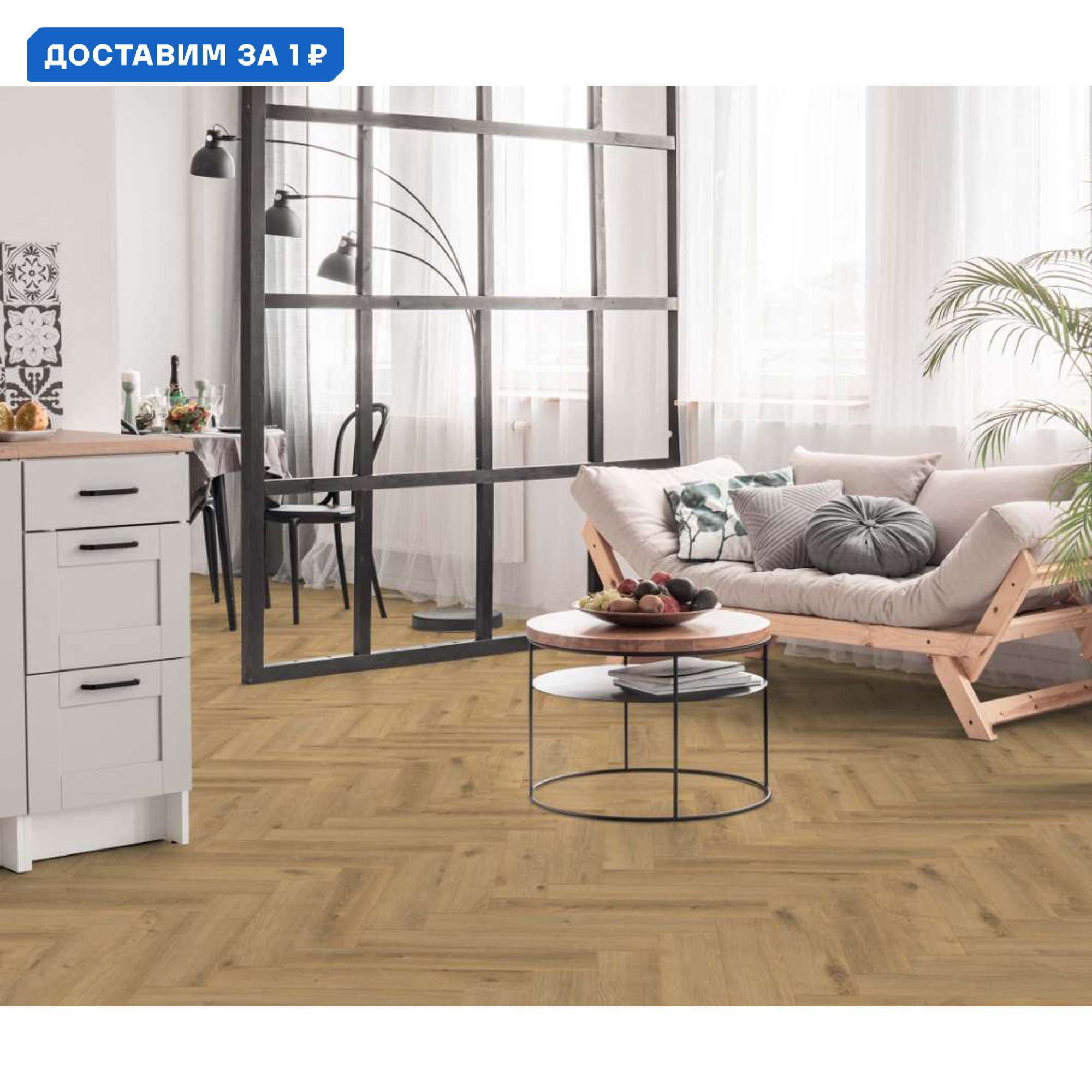 Изображение товара Ламинат Kronotex Дуб Кашмир D6018 33 класс толщина 10 мм с фаской 0.884 м², цена за упаковку