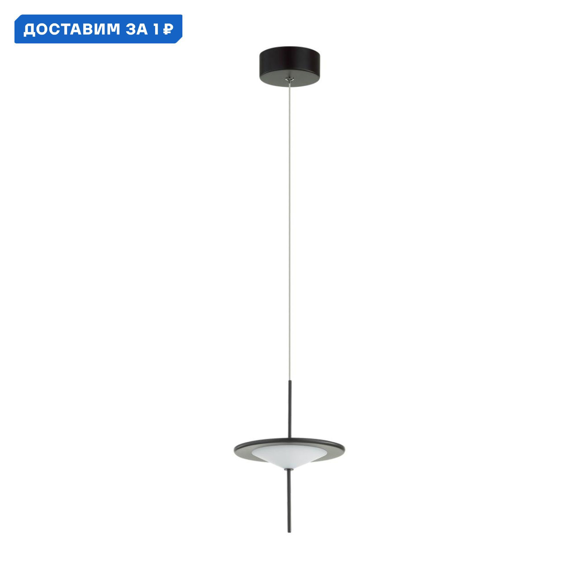 Изображение товара Светильник подвесной LED Odeon light Steka 5012/10L 2.5 м² теплый белый черный