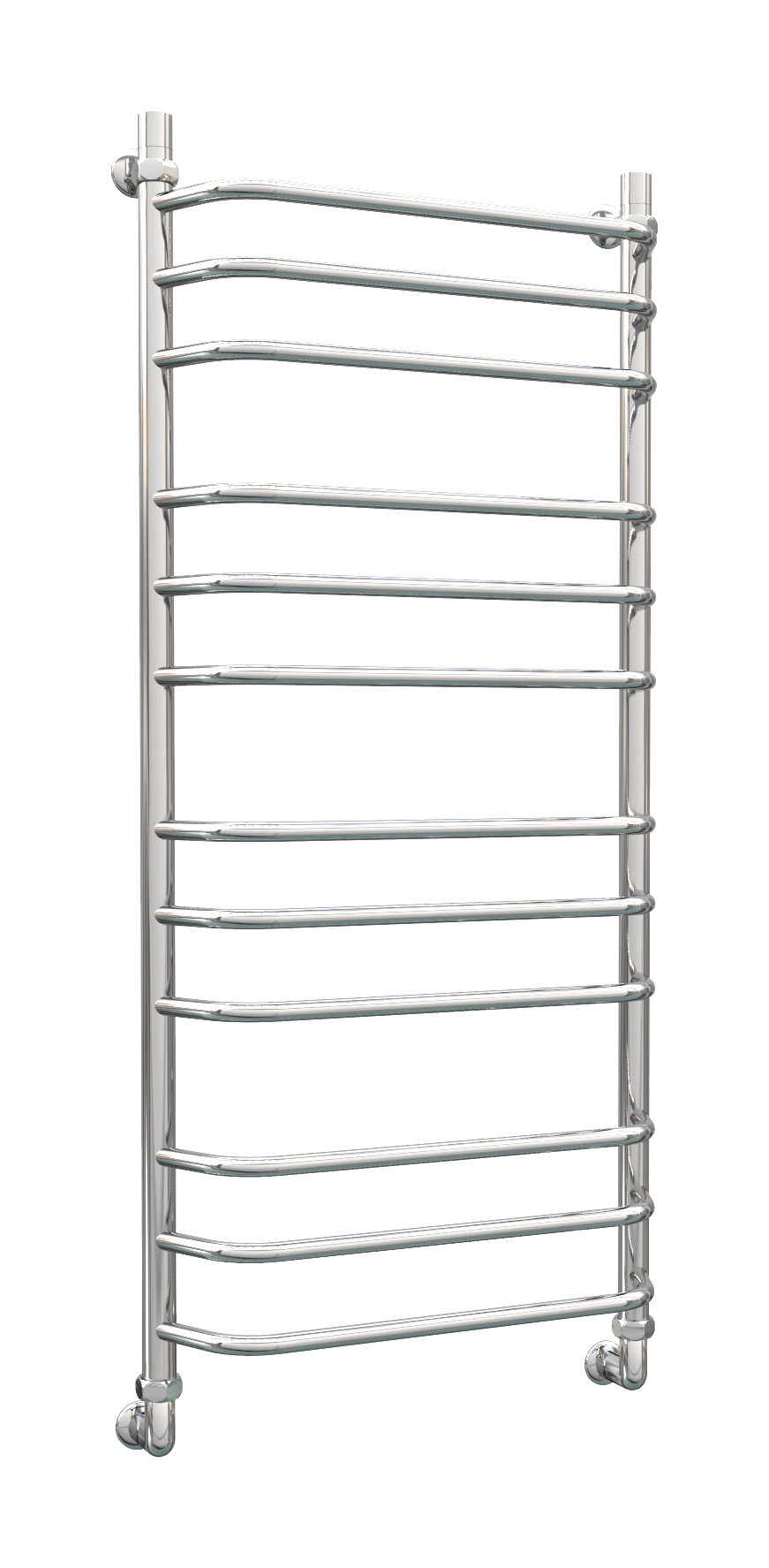 Изображение товара Полотенцесушитель водяной лесенка Роснерж L108010 1200x630 мм универсальная подводка нержавеющая сталь цвет хром