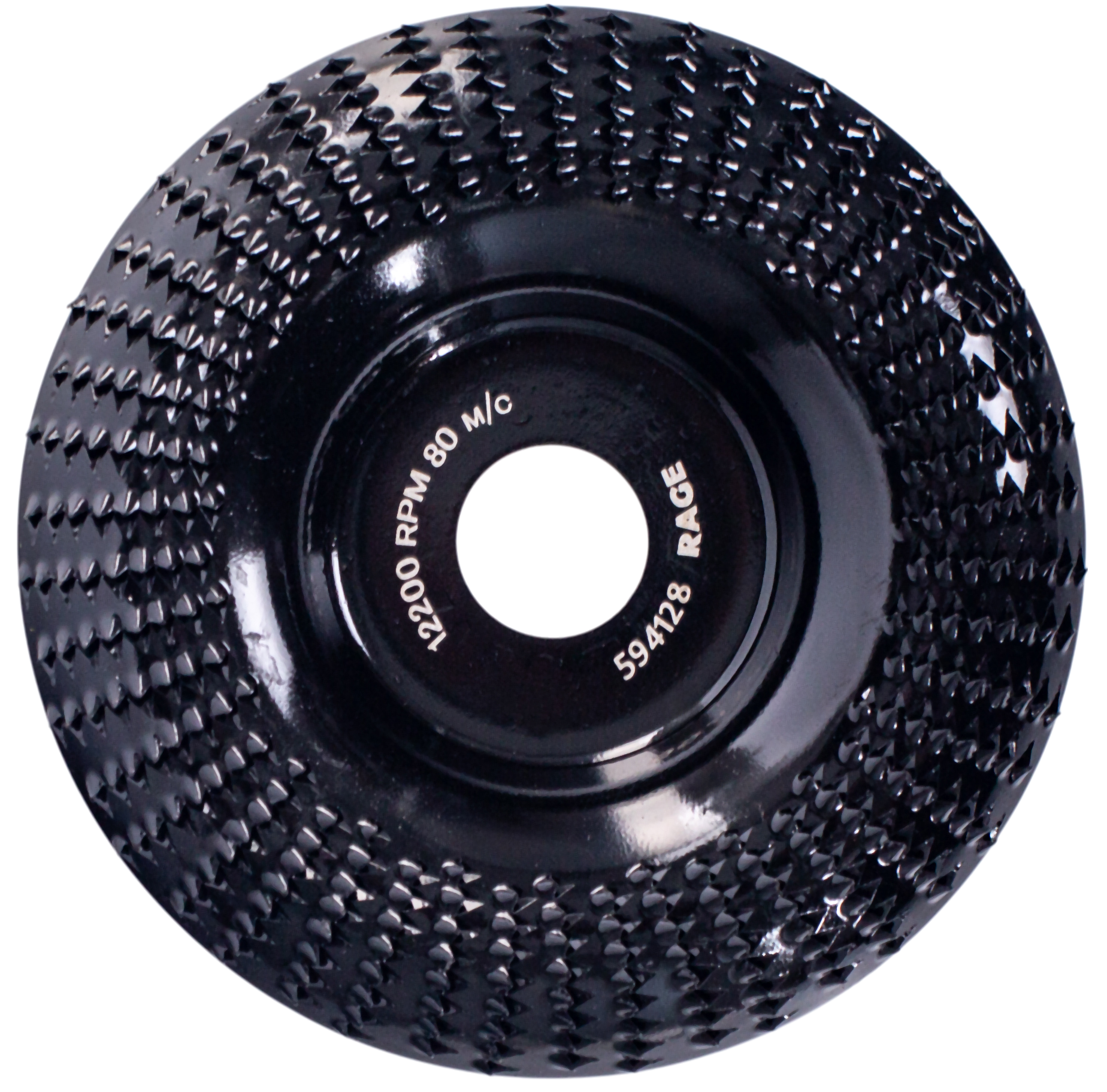 Изображение товара Чашка шлифовальная обдирочная коническая Rage 125x22.2 мм для дерева