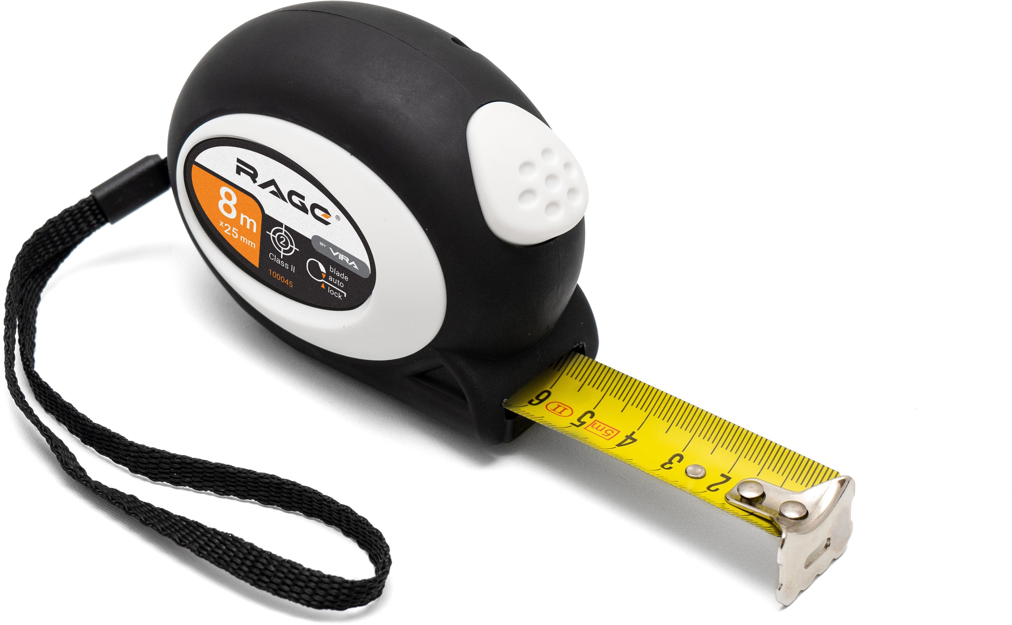 Изображение товара Рулетка Rage 100045 с автостопом 8 м x 25 мм