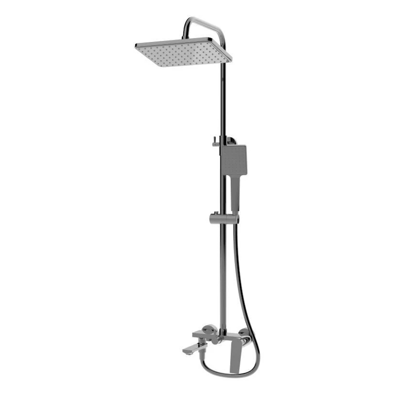 Изображение товара Душевая система Knotlor KN-62-GM-LM 3 режимная цвет вороненая сталь