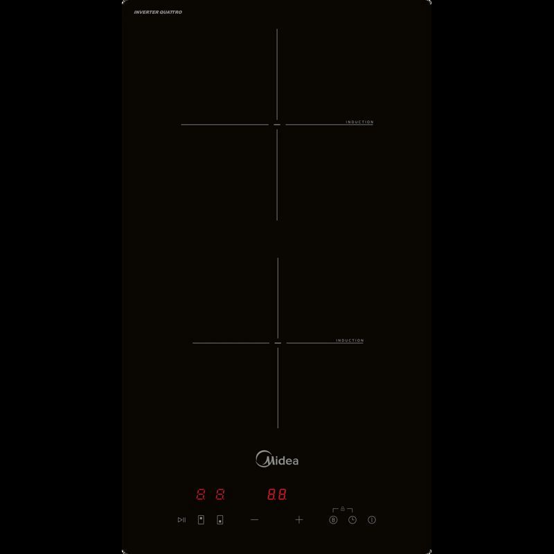 Изображение товара Индукционная варочная панель Midea MIH32103 28.8 см 2 конфорки цвет черный