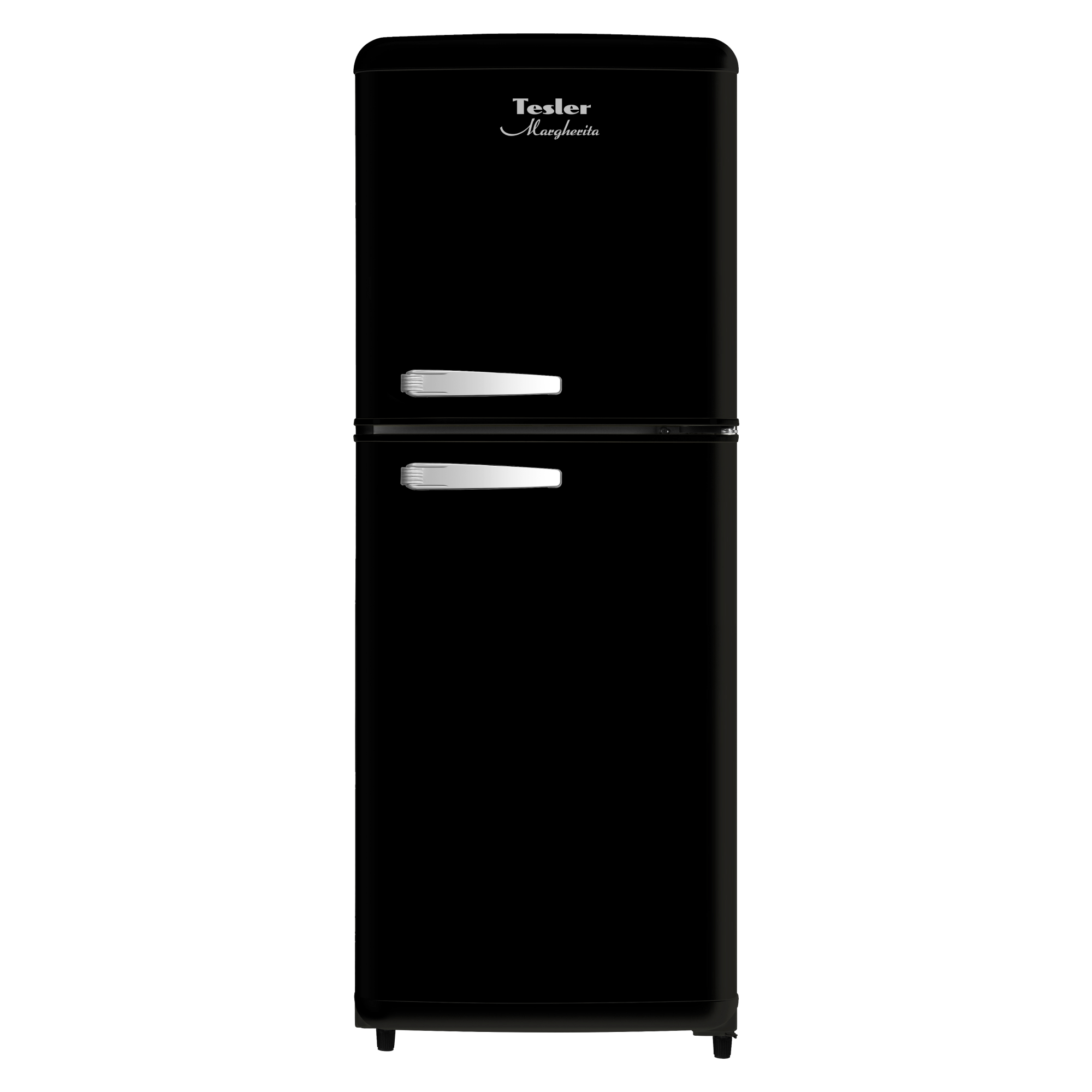 Изображение товара Отдельностоящий холодильник Tesler RT-110 BLACK 110 л 45.5x123.1 см ретро стиль