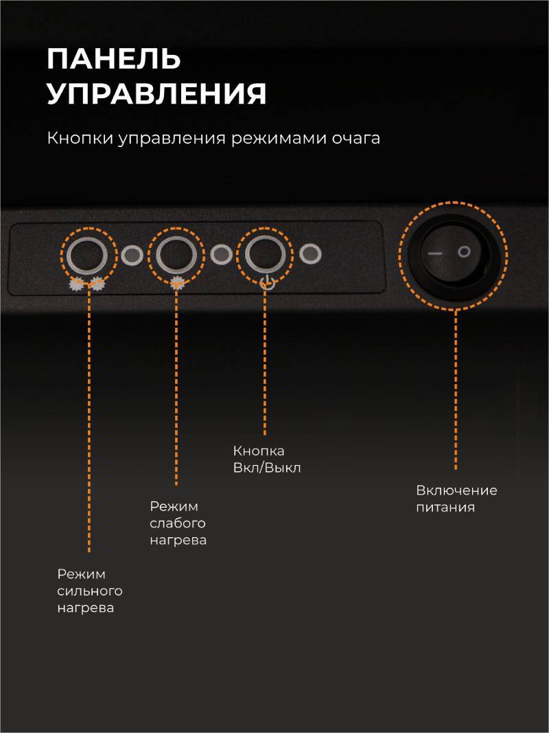 Изображение товара Каминокомплект Fires Merlin Соренто с электроочагом Premier 36 2000Вт белый