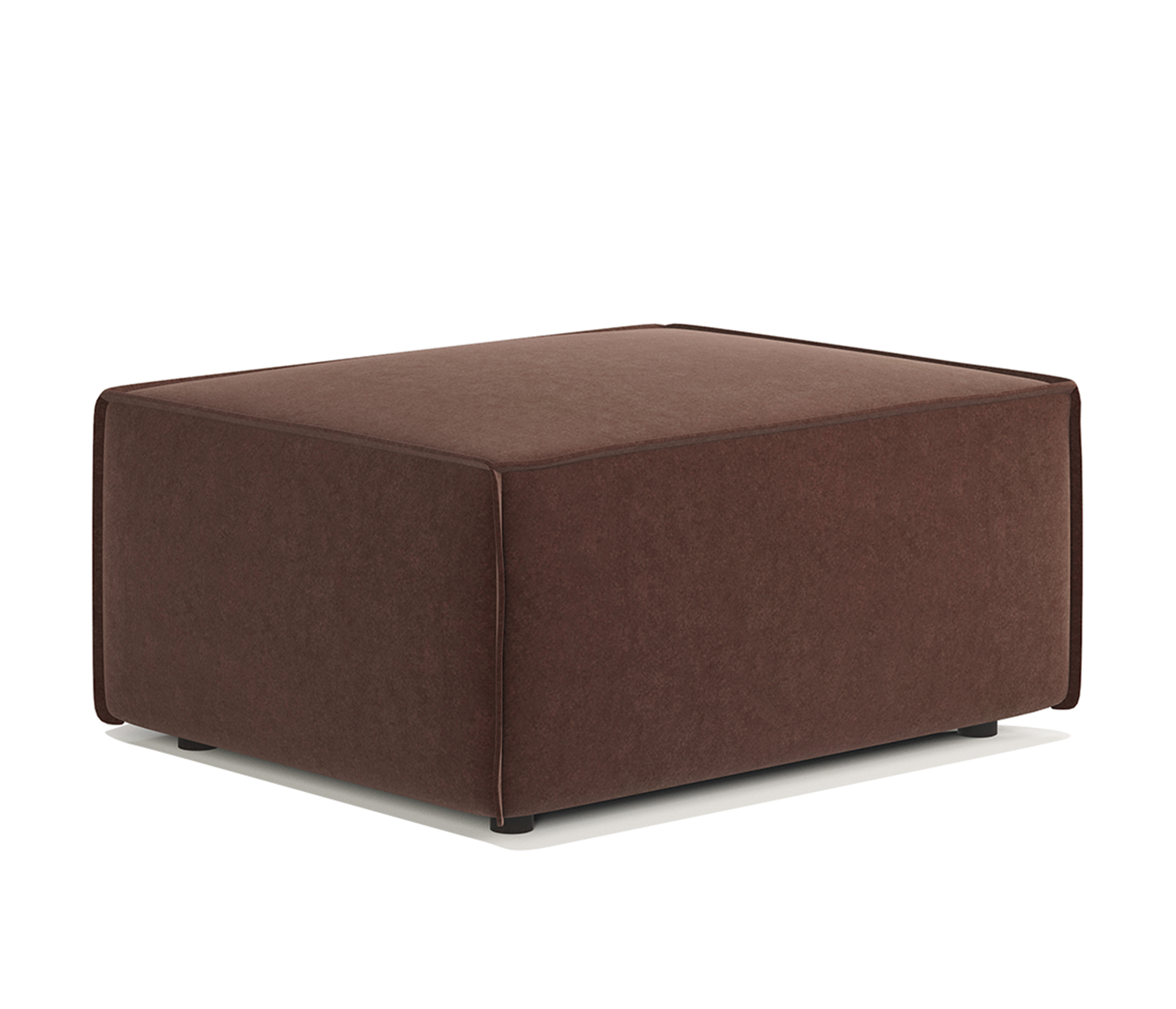 Изображение товара Модульный диван Шарм 25 с велюровой обивкой коричневый