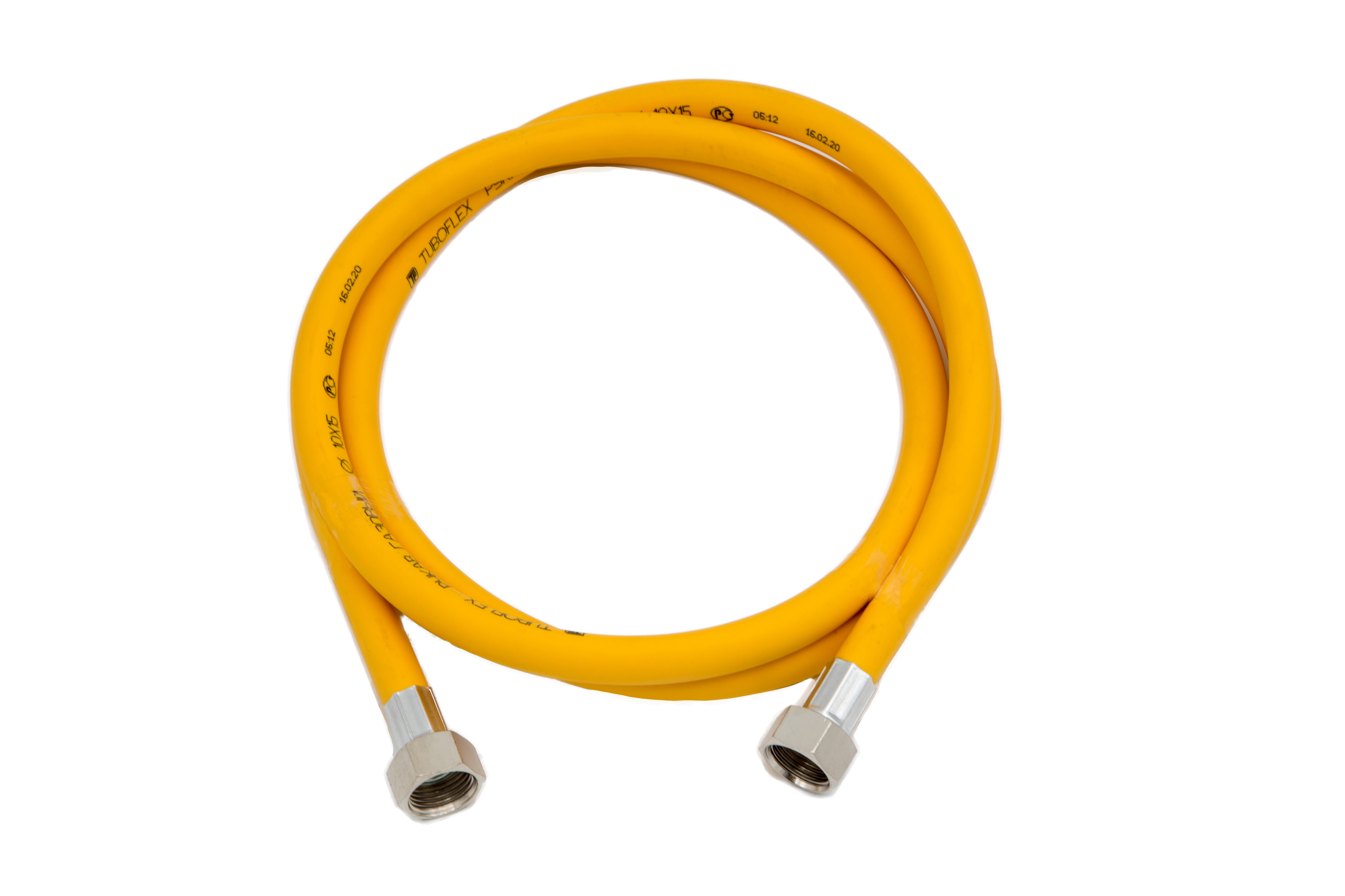 Изображение товара Газовый армированный шланг Tuboflex 1/2 ВР 4 м для подключения газа