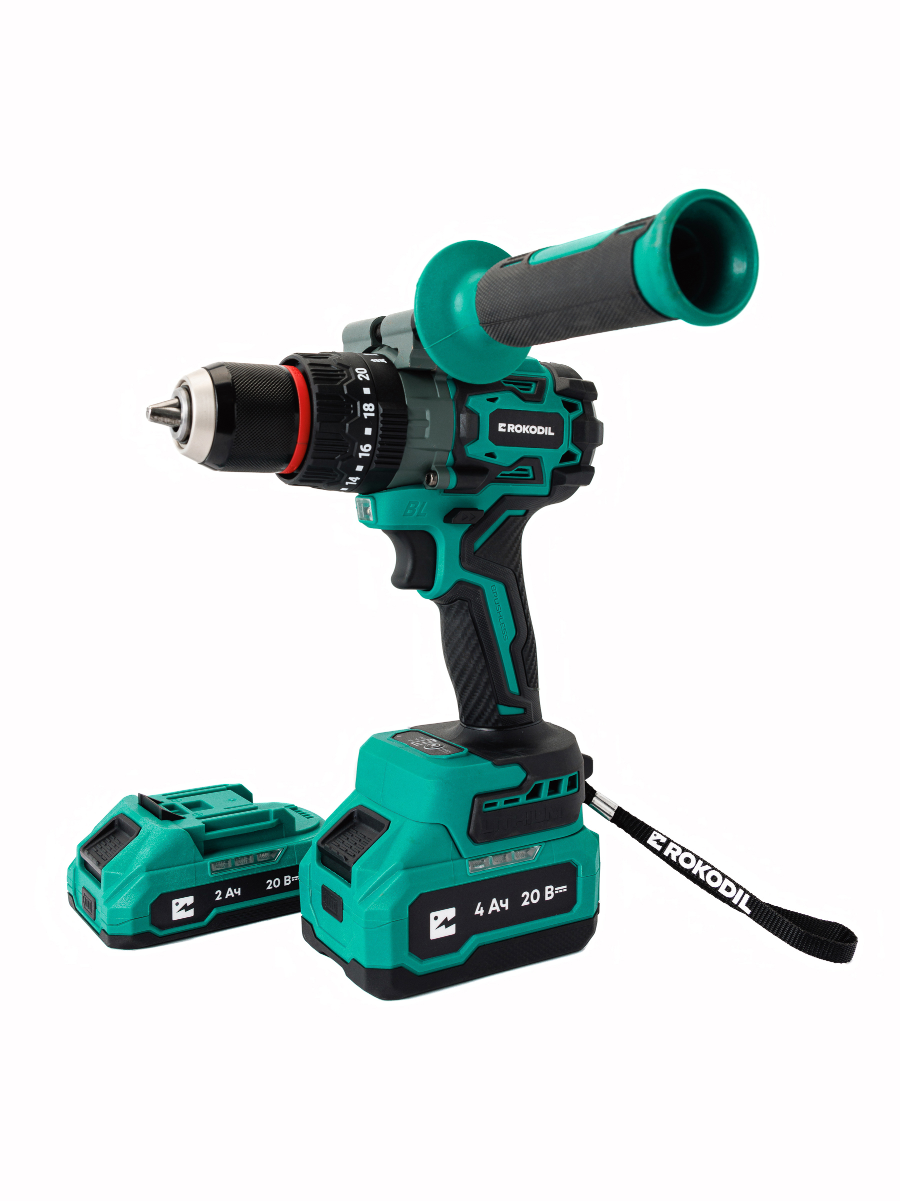 Изображение товара Дрель-шуруповерт Rokodil Twist 2 Max 20В Li-Ion 140 Нм