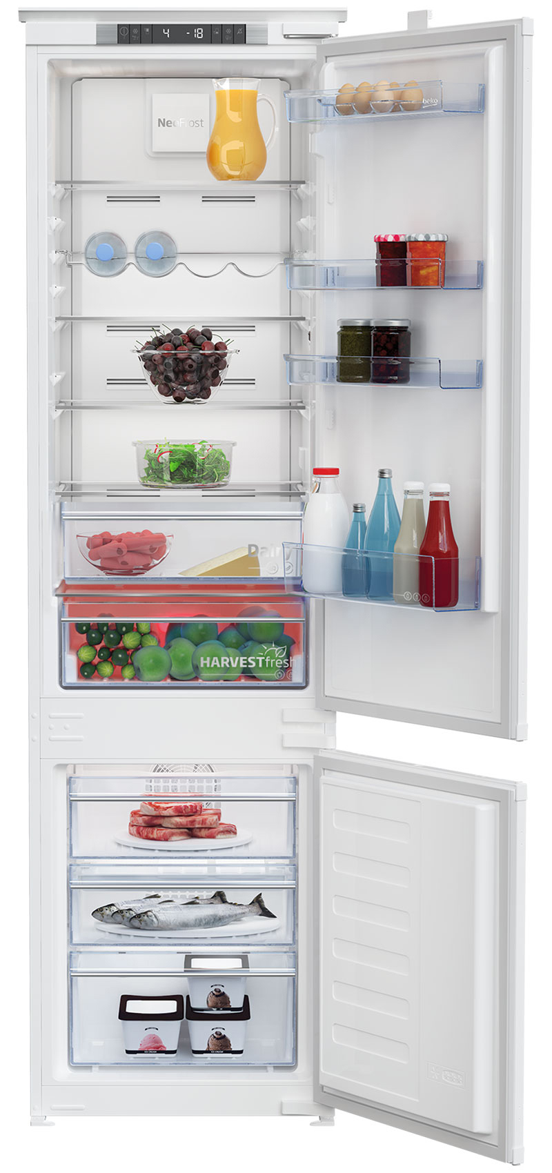 Изображение товара Встраиваемый холодильник Beko BCNA306E3S 54x193.5 см цвет белый