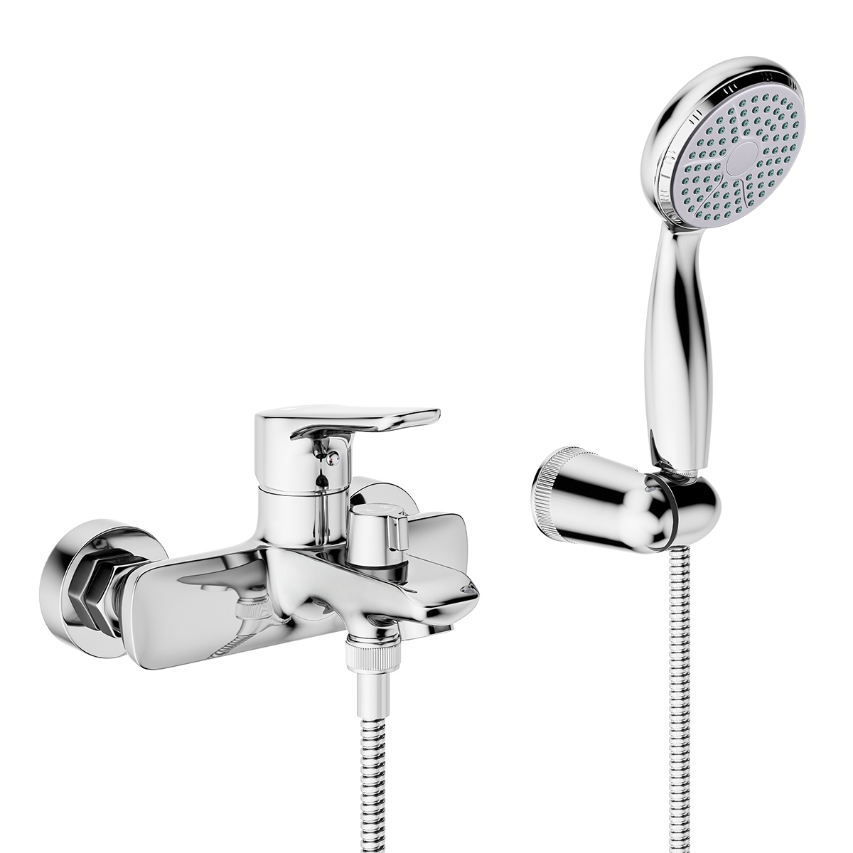 Изображение товара Смеситель для ванны Lemark LM0812C однорычажный с душевой лейкой хром