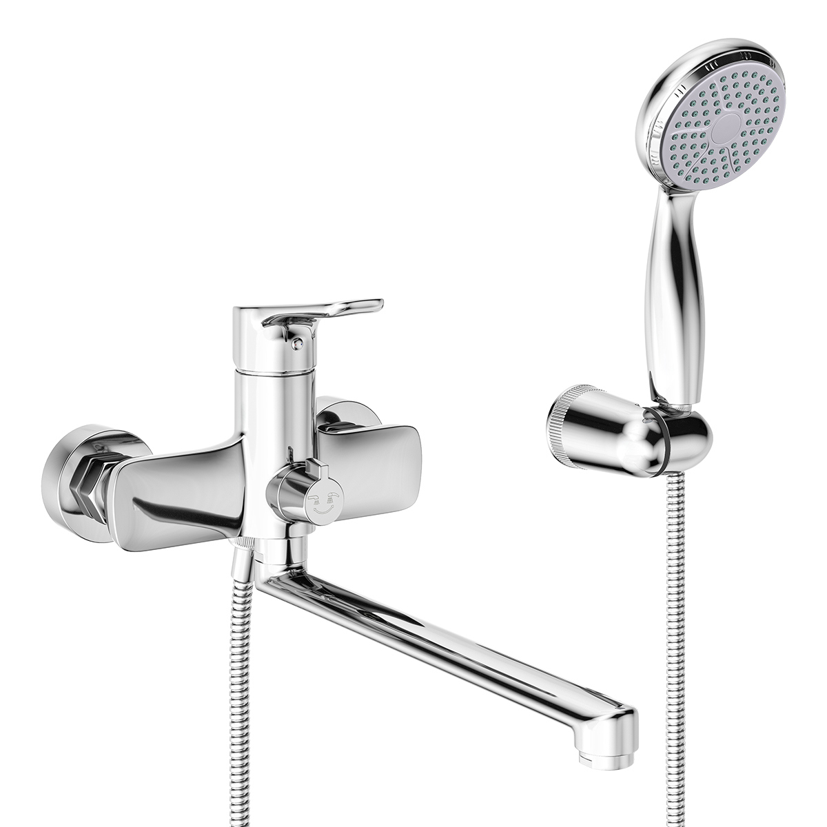 Изображение товара Смеситель для ванны Lemark Lm0851c однорычажный с душевой лейкой цвет хром