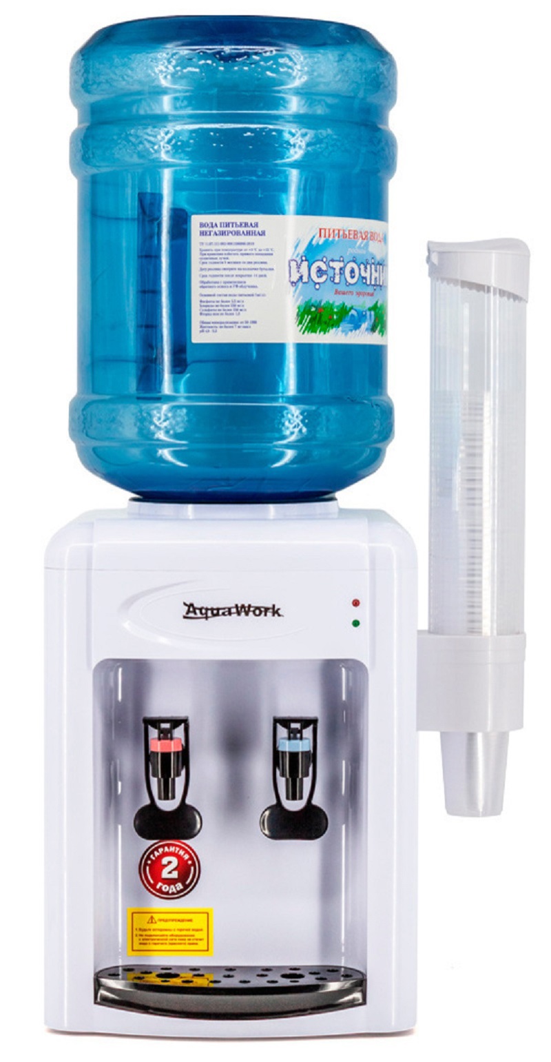 Изображение товара Кулер Aqua work 1513717 настольный белый/черный