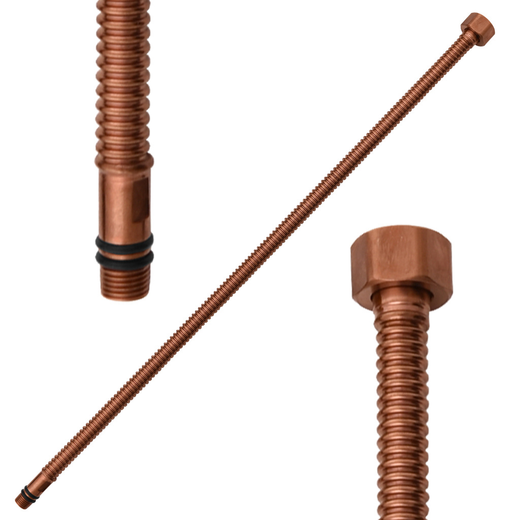 Изображение товара Гибкая подводка для смесителя Ravslezak 1/2"xM10 гайка-штуцер 35 см IT0012ZRK