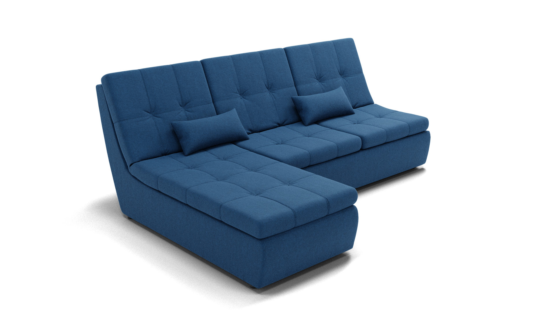 Изображение товара Диван прямой Золотое руно 171x100x65 см ткань цвет синий