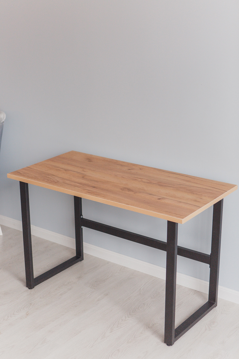 Изображение товара Стол компьютерный Diko loft Good desk loft 90x75x60 см ЛДСП цвет дуб крафт золотой