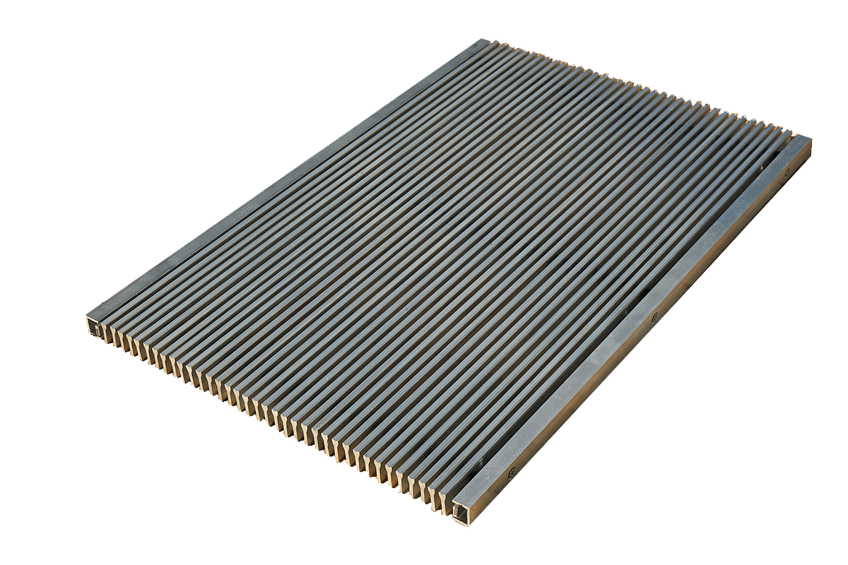Изображение товара Придверная решетка Gidrolica Step 390x590 мм серый алюминий Изображение товара Придверная решетка Gidrolica Step 390x590 мм серый алюминий