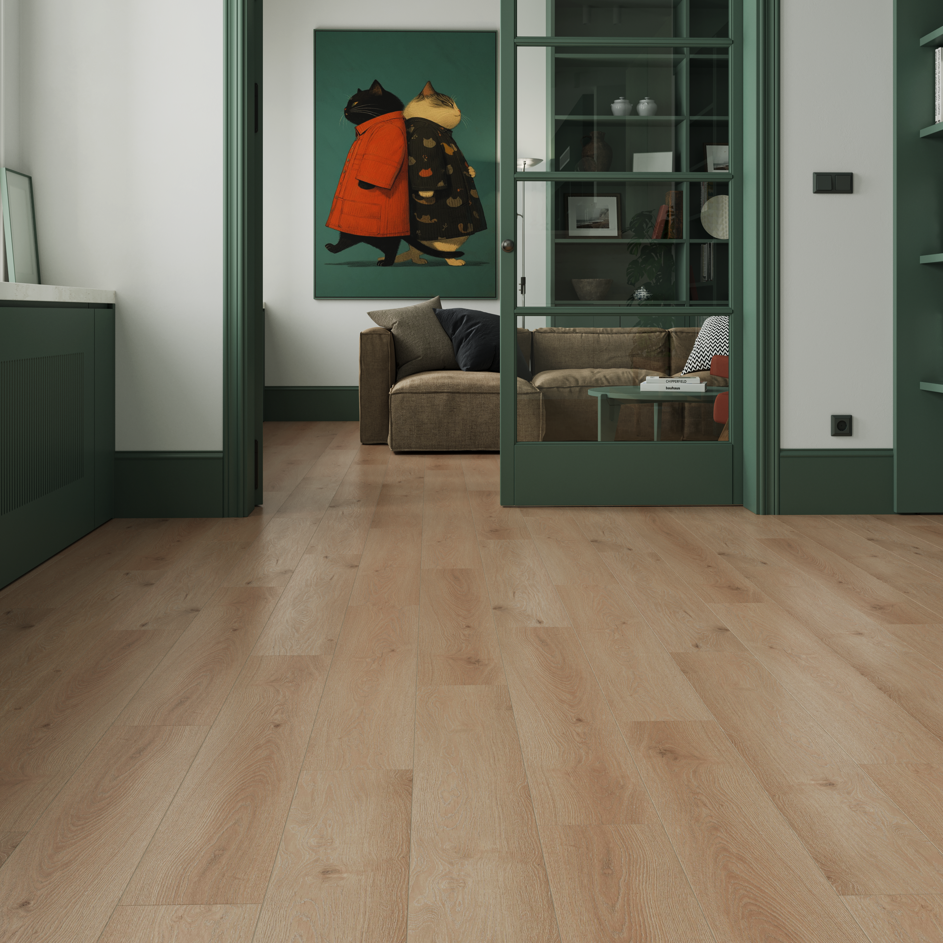 Изображение товара SPC плитка KREAFORTA Дуб Ингра класс 34 толщина 4 мм 2,232 м²