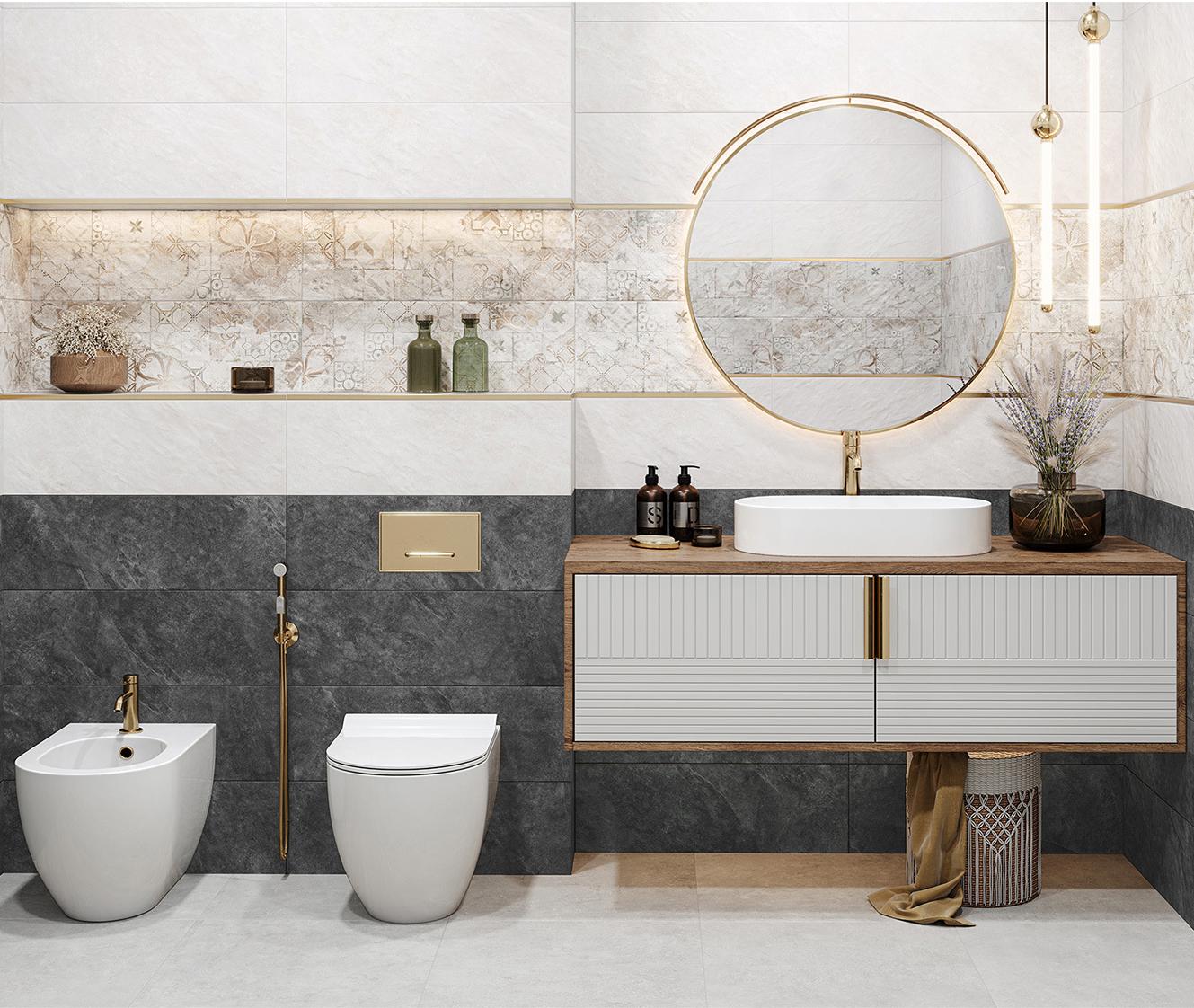 Изображение товара Плитка Delacora Grafito dark WT15GRF07R 24x74см 1.274 м² цвет черный