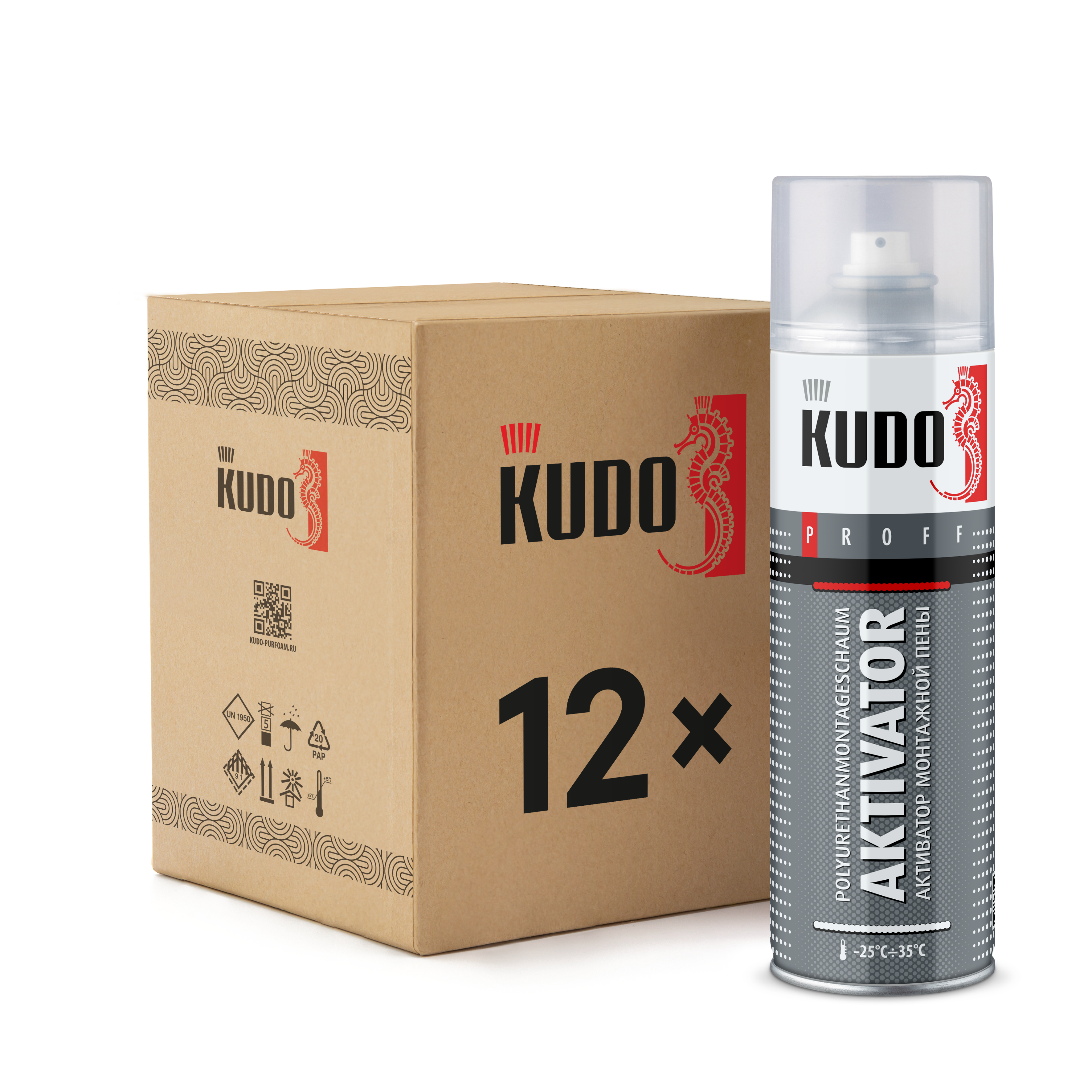Изображение товара Активатор монтажной пены Kudo 650 ми 12 шт