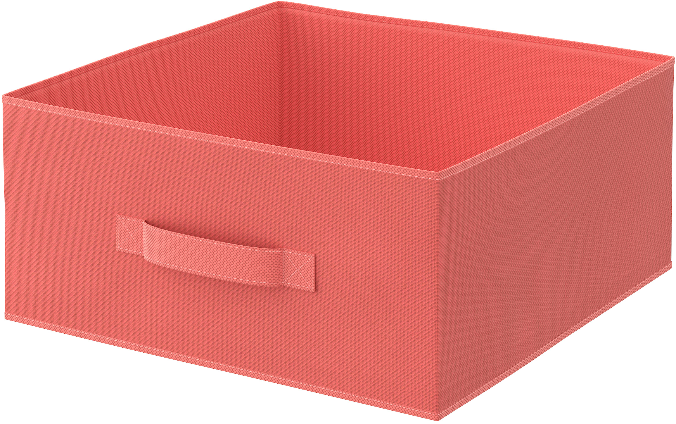 Короб Spaceo KUB Cocktail 15x31x31 см 14.4 л полиэстер цвет коралловый - 1