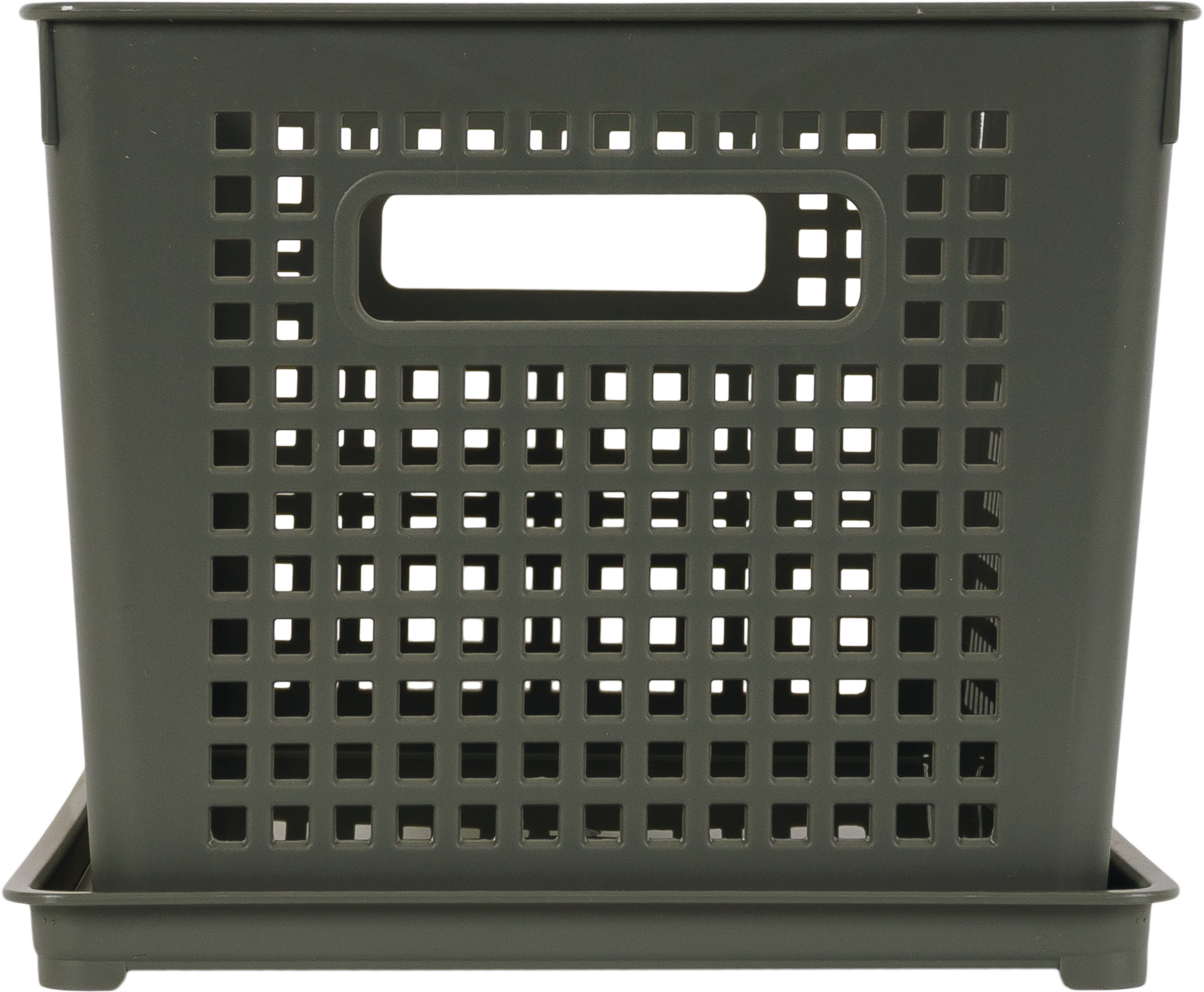Лоток с крышкой 27x19x15 см 6 л полипропилен цвет серый - 2