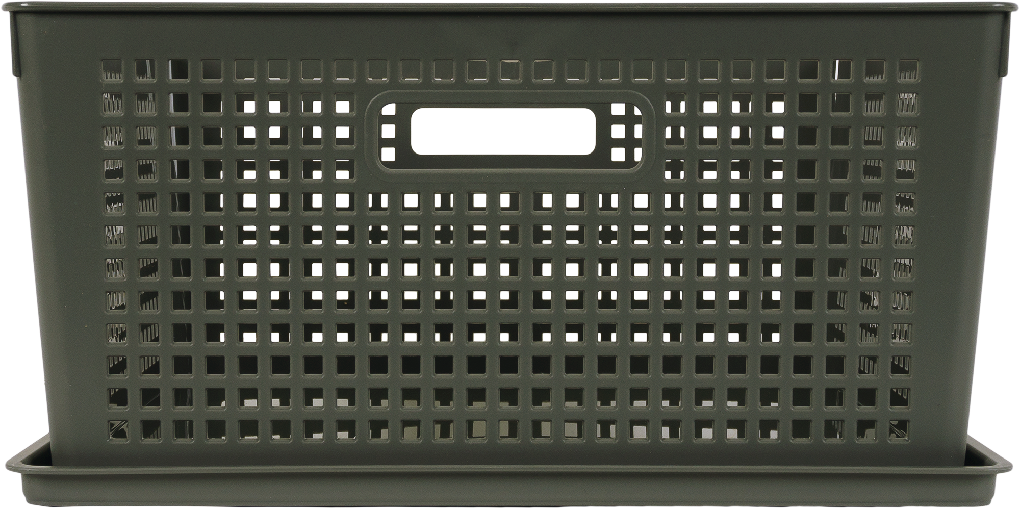 Лоток с крышкой 31x31x15 см 12 л полипропилен цвет серый - 2