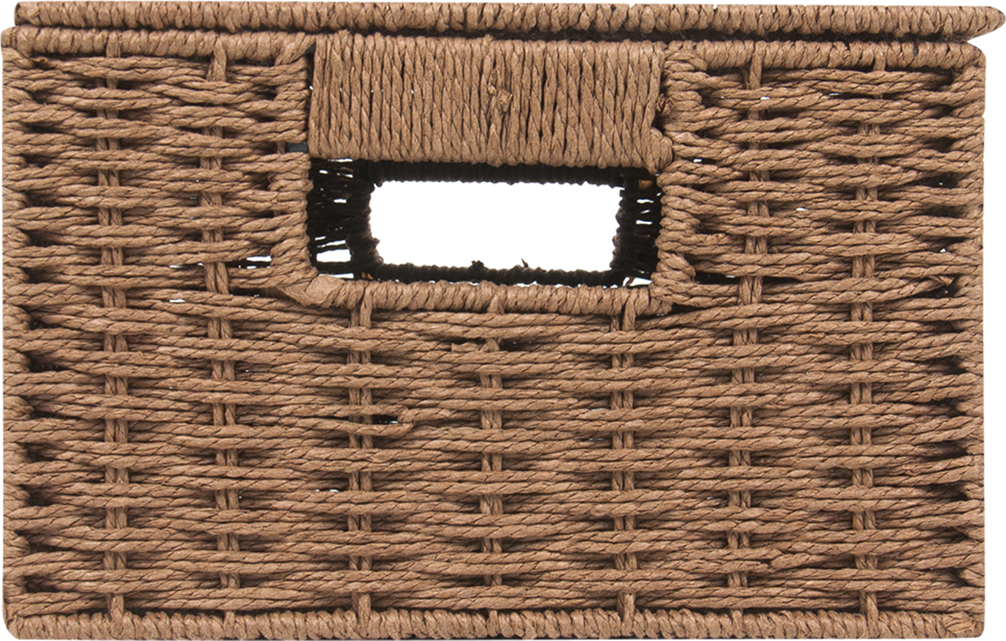 Корзина для хранения 31x15x23 см бумажный шпагат цвет коричневый - 3