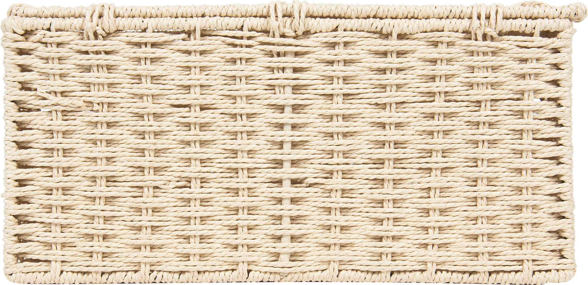 Корзина для хранения 31x15x23 см бумажный шпагат цвет бежевый - 5
