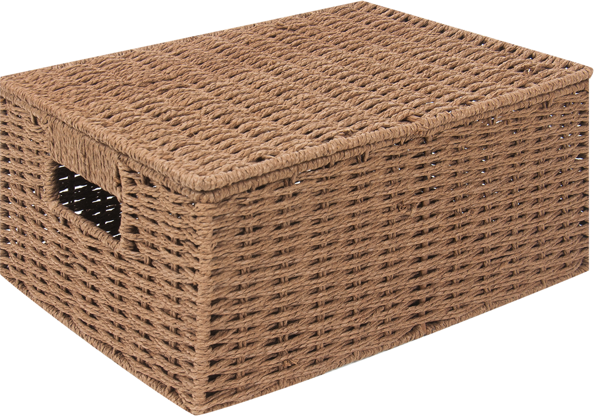 Корзина для хранения 31x15x23 см бумажный шпагат цвет коричневый - 1