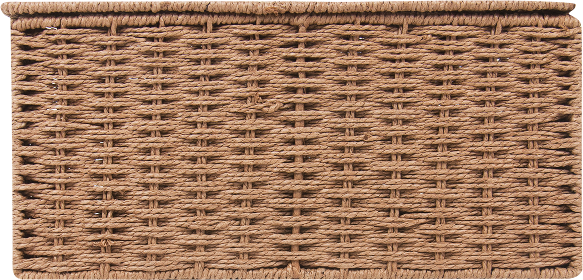 Корзина для хранения 31x15x23 см бумажный шпагат цвет коричневый - 5