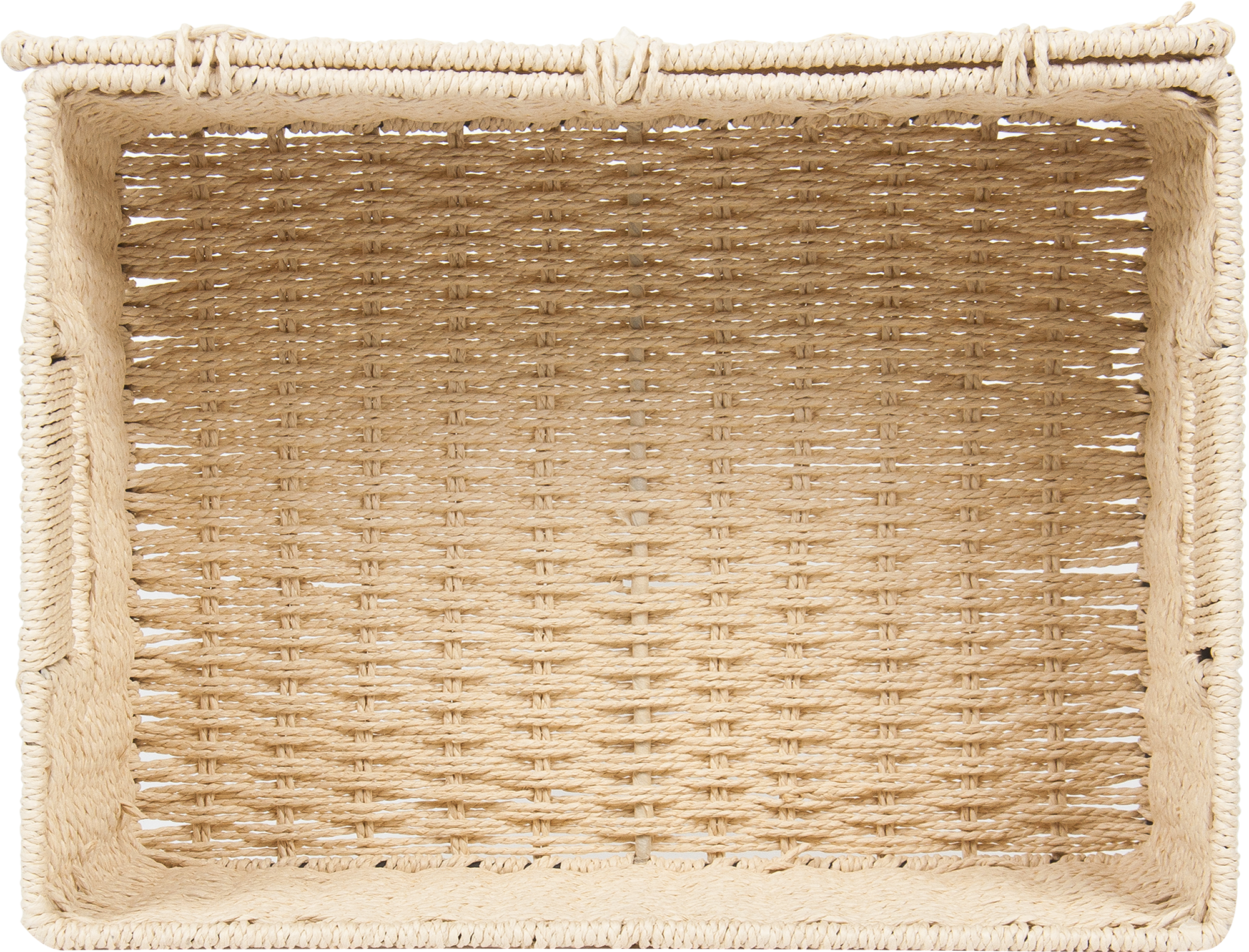Корзина для хранения 31x15x23 см бумажный шпагат цвет бежевый - 2