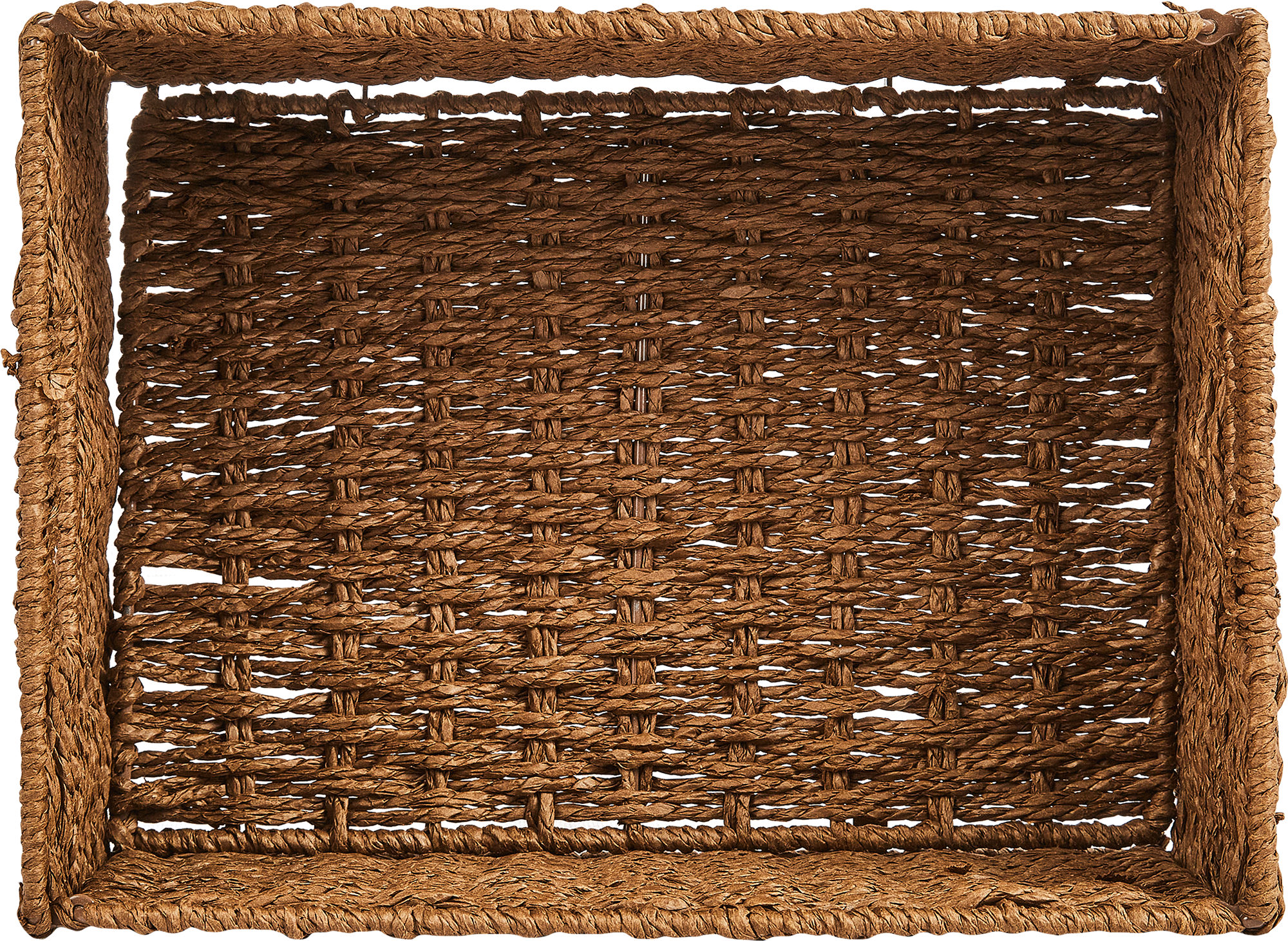 Корзина для хранения 31x15x23 см бумага цвет коричневый - 2