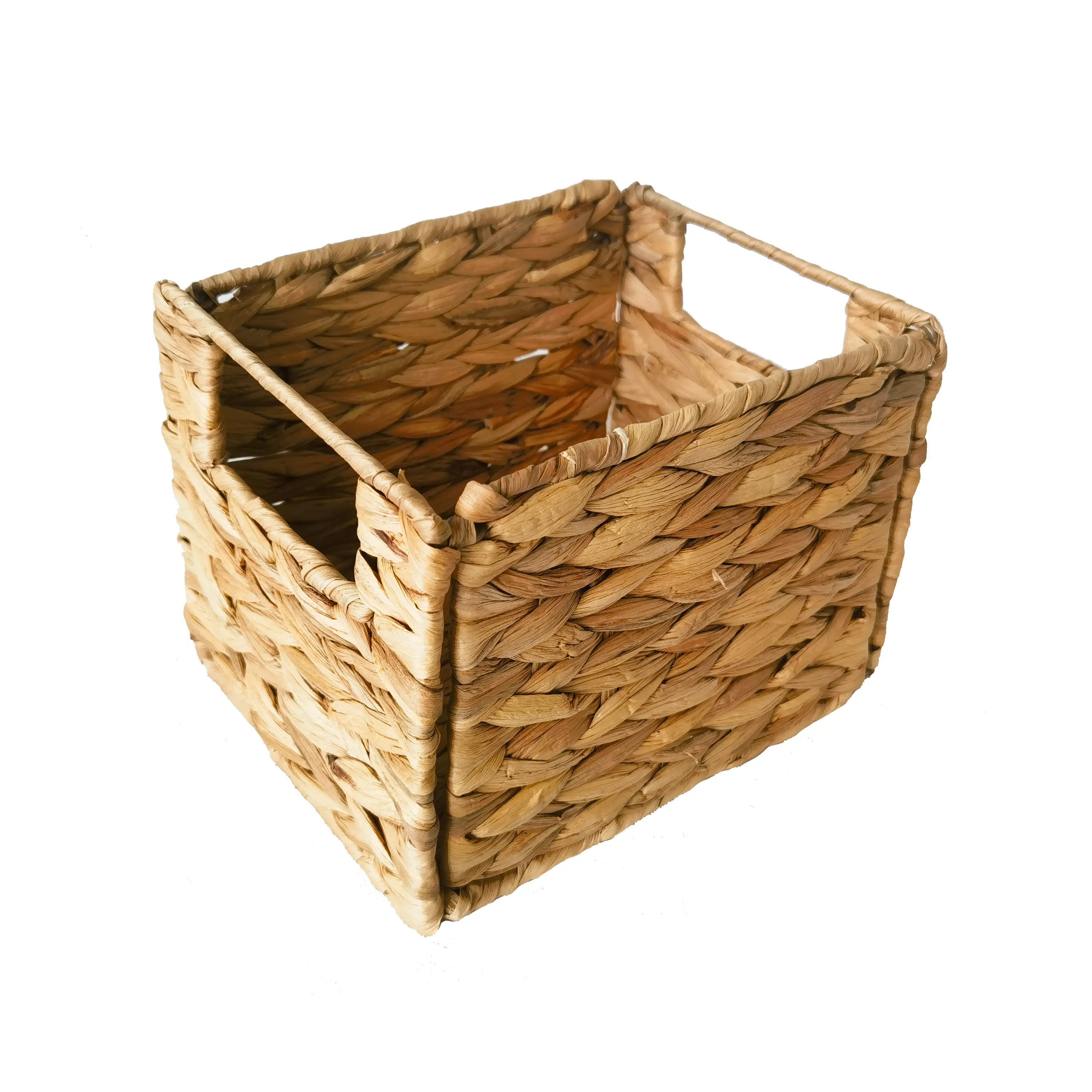 Корзина для хранения 21x15x15 см гиацинт цвет натуральный - 1