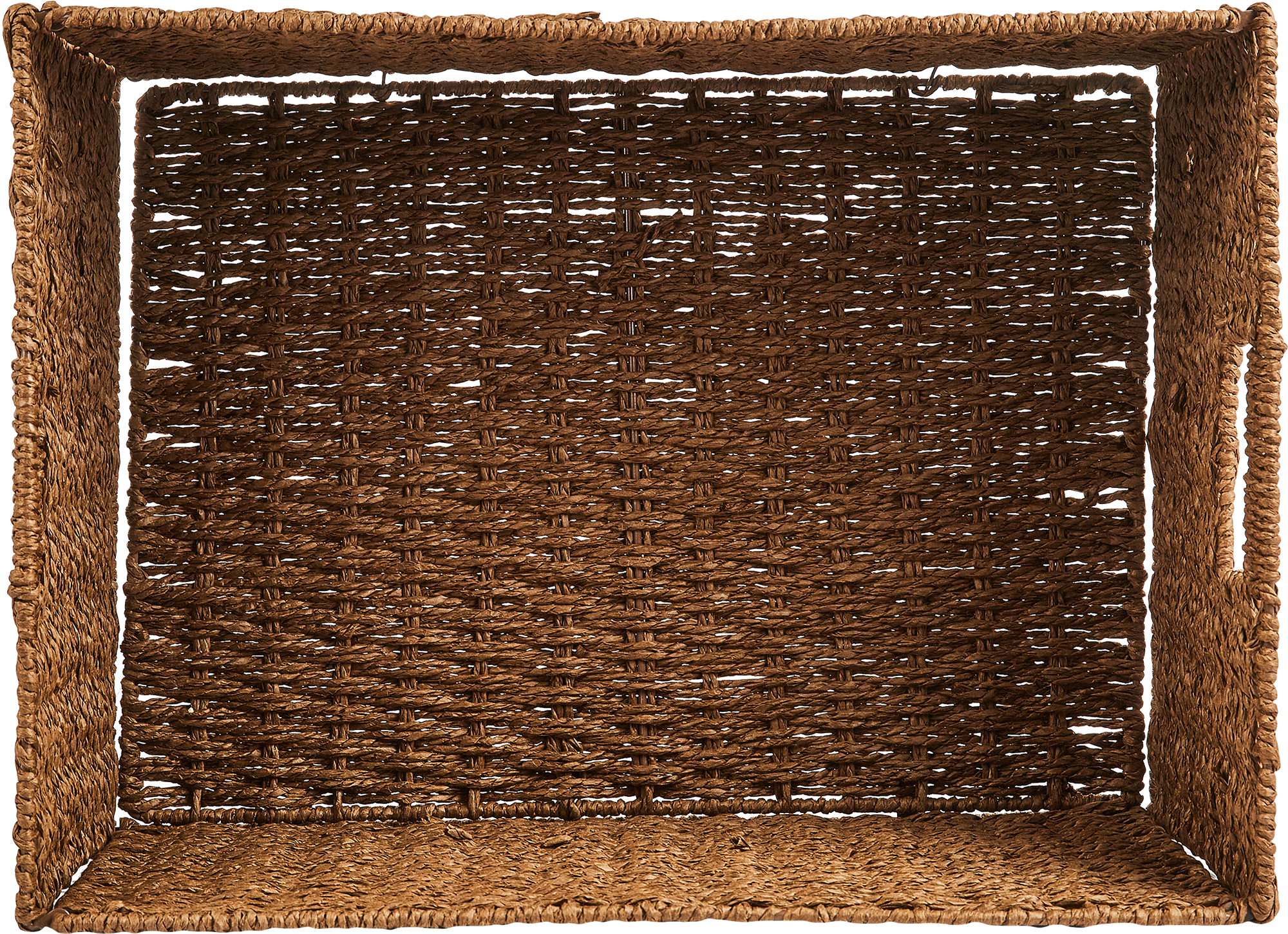Корзина для хранения 45x21x33 см бумага цвет коричневый - 2