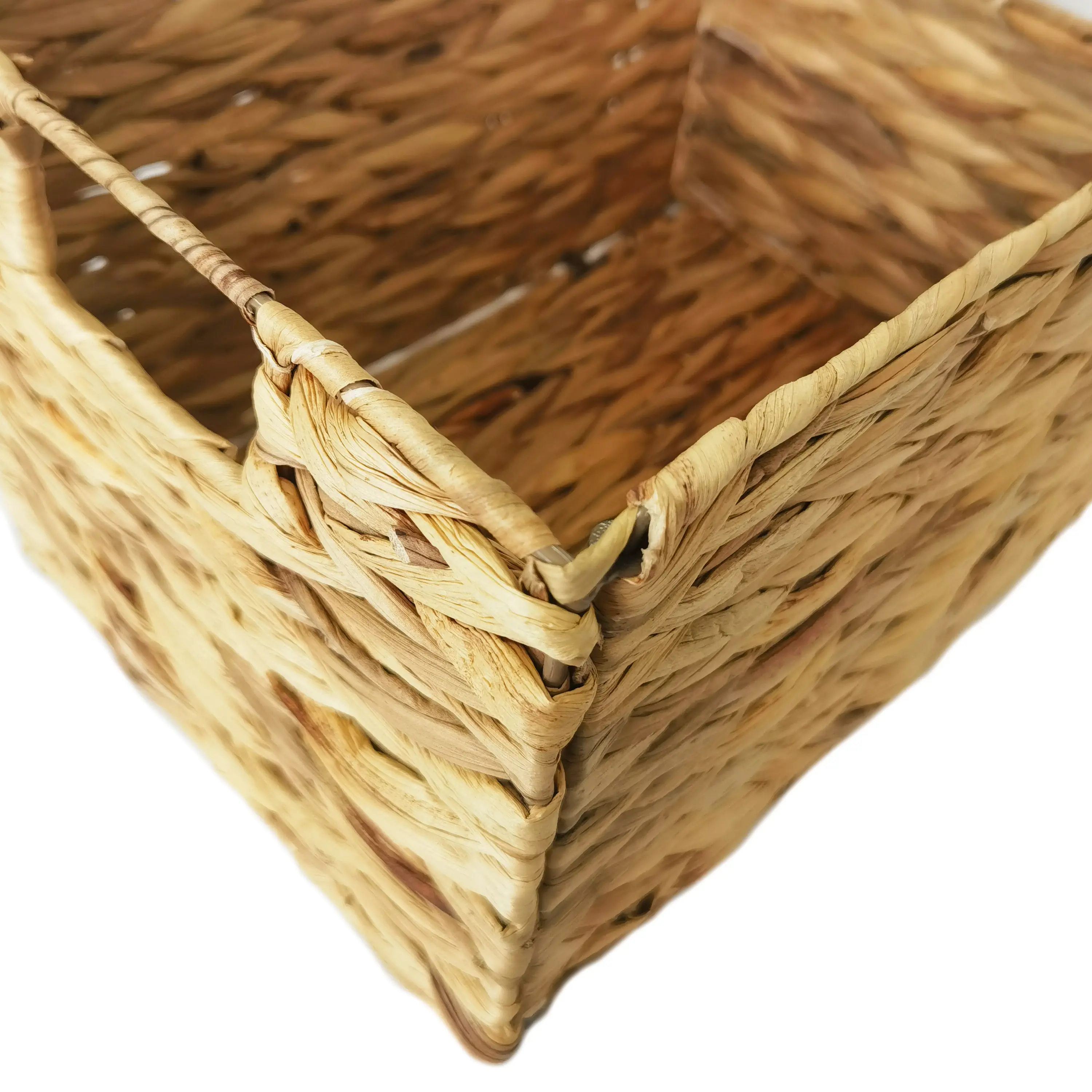 Корзина для хранения 31x19x22 см гиацинт цвет бежевый - 4