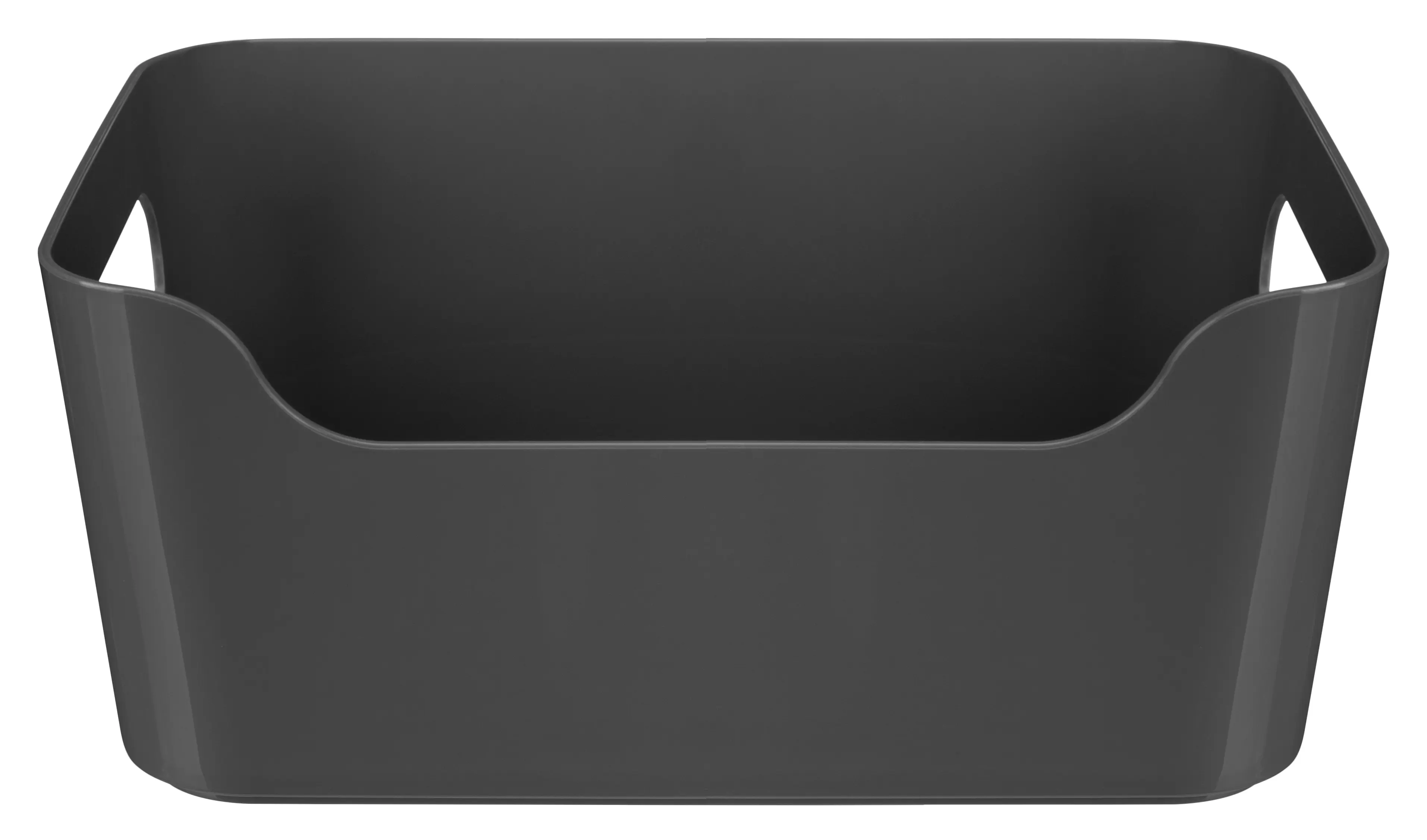 Корзина Scandi 27x10.5x19 см полипропилен цвет графит - 3