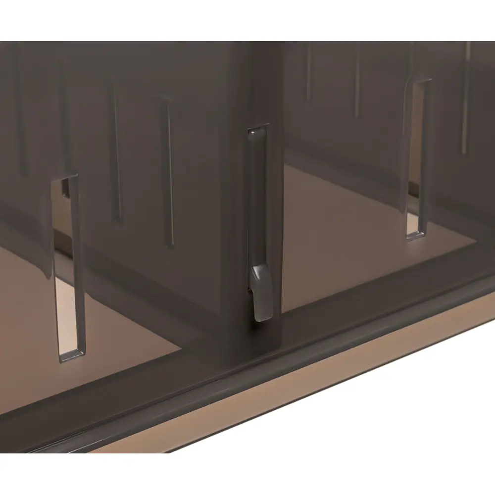 Контейнер для хранения Optima 16.5x12.9x30.5 см полипропилен цвет коричневый - 6