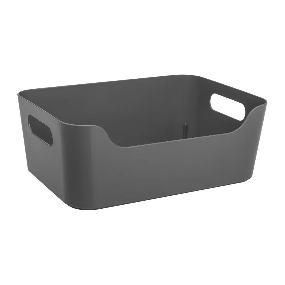 Корзина Scandi 27x10.5x19 см полипропилен цвет графит - 4
