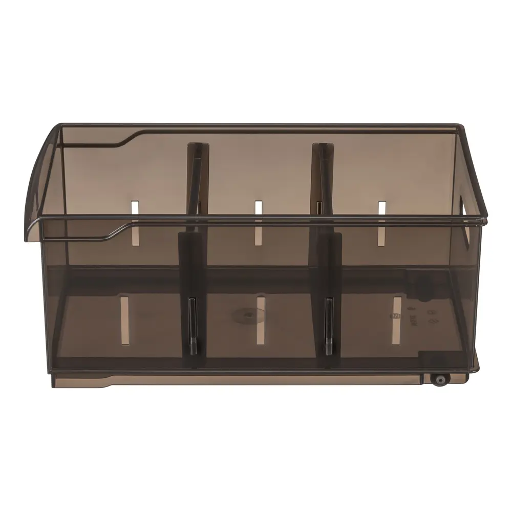 Контейнер для хранения Optima 16.5x12.9x30.5 см полипропилен цвет коричневый - 8